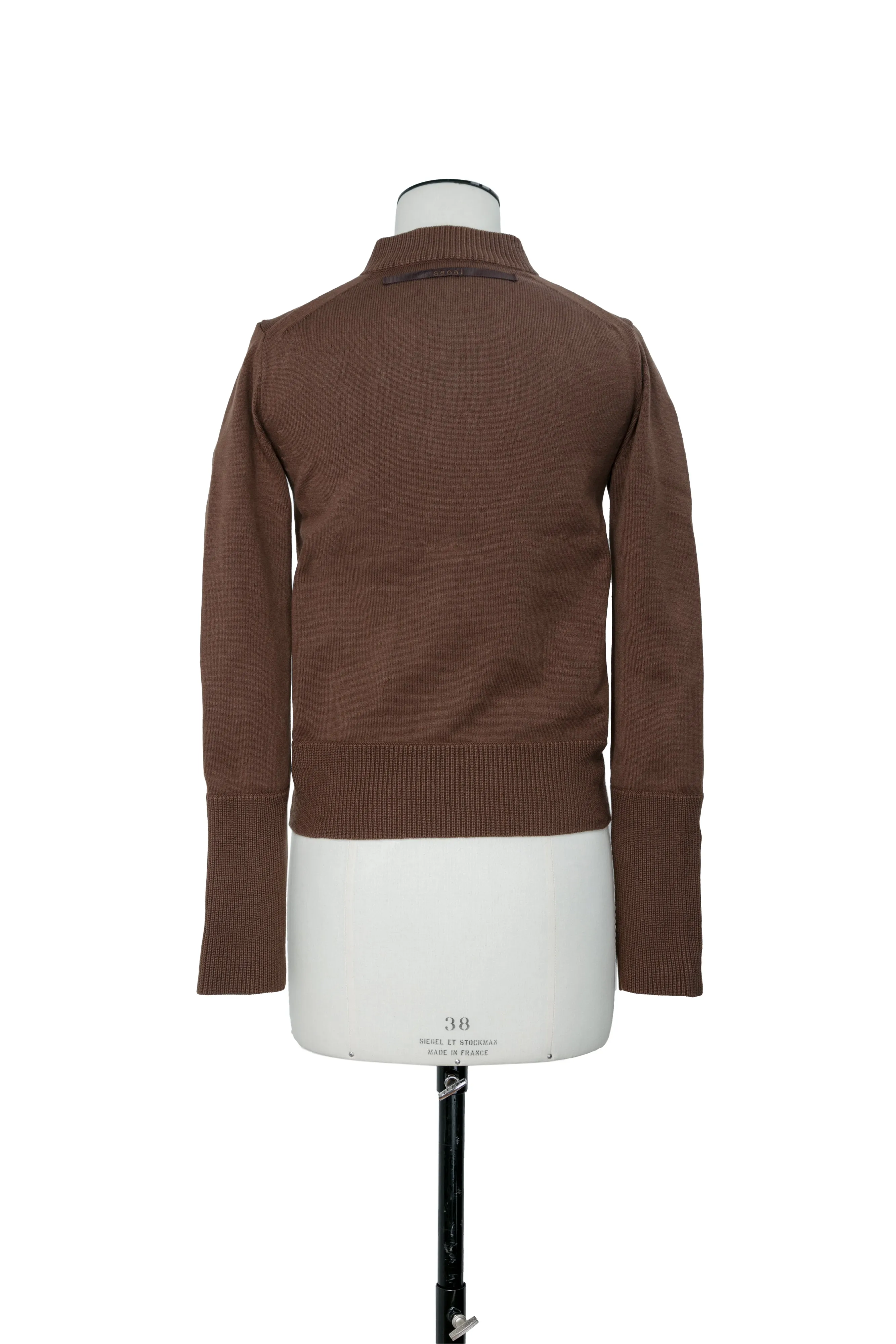Cotton Cashmere Knit Cardigan sold by Sacai product image thumbnail 4
