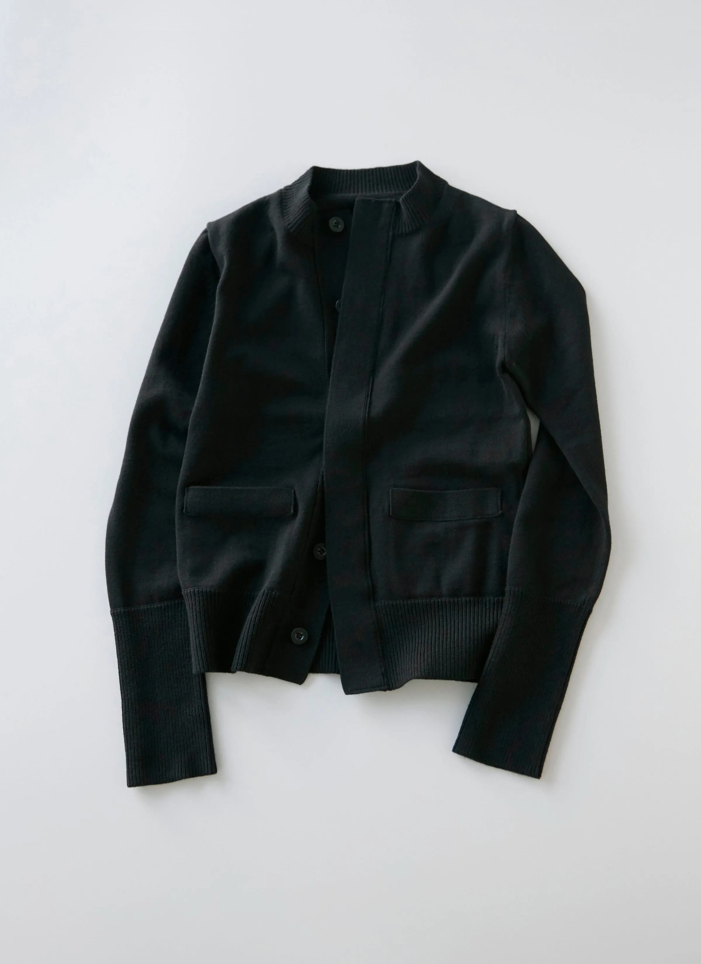 Cotton Cashmere Knit Cardigan sold by Sacai