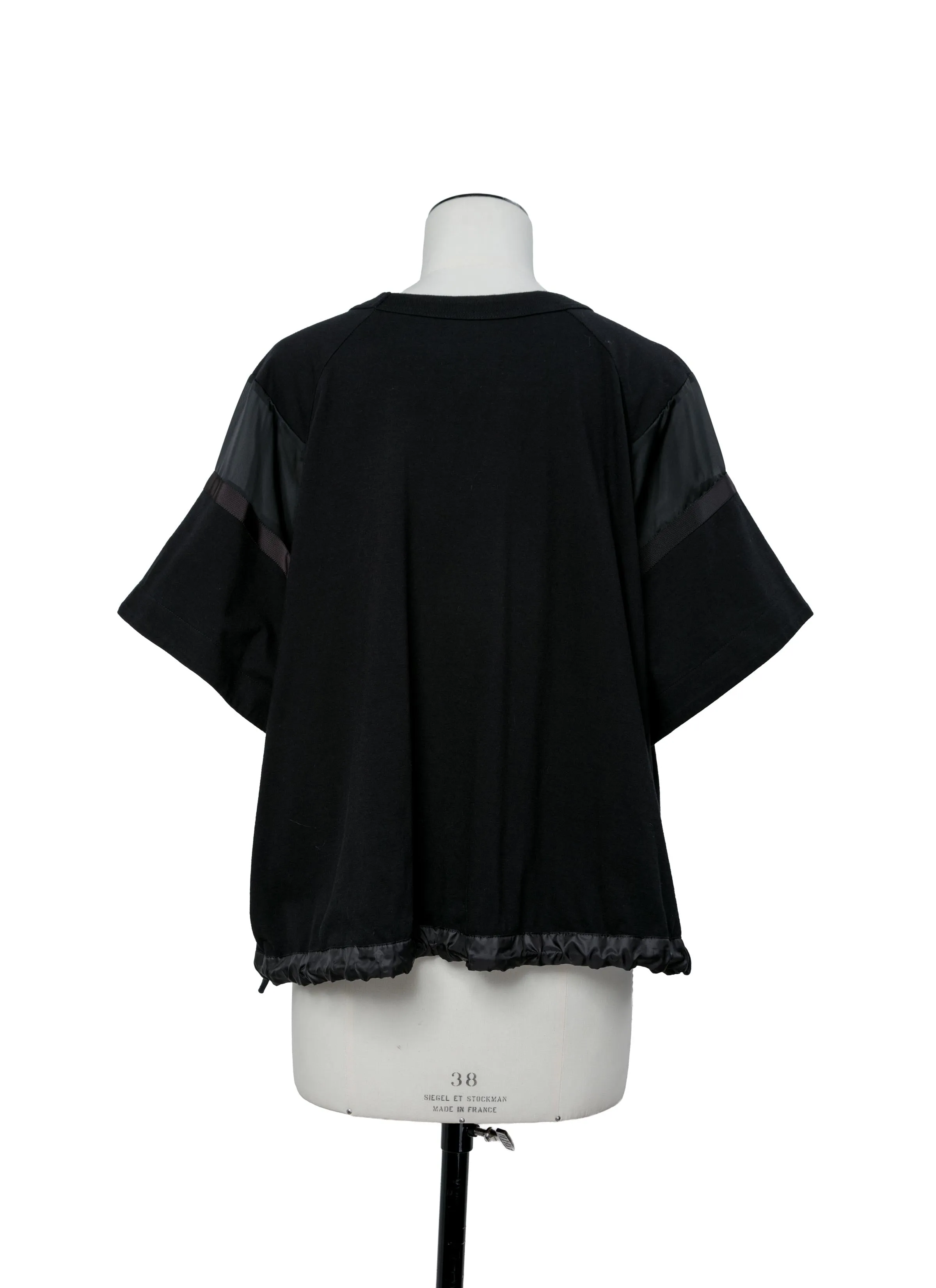 Satin x Cotton Jersey T-Shirt sold by Sacai product image thumbnail 4
