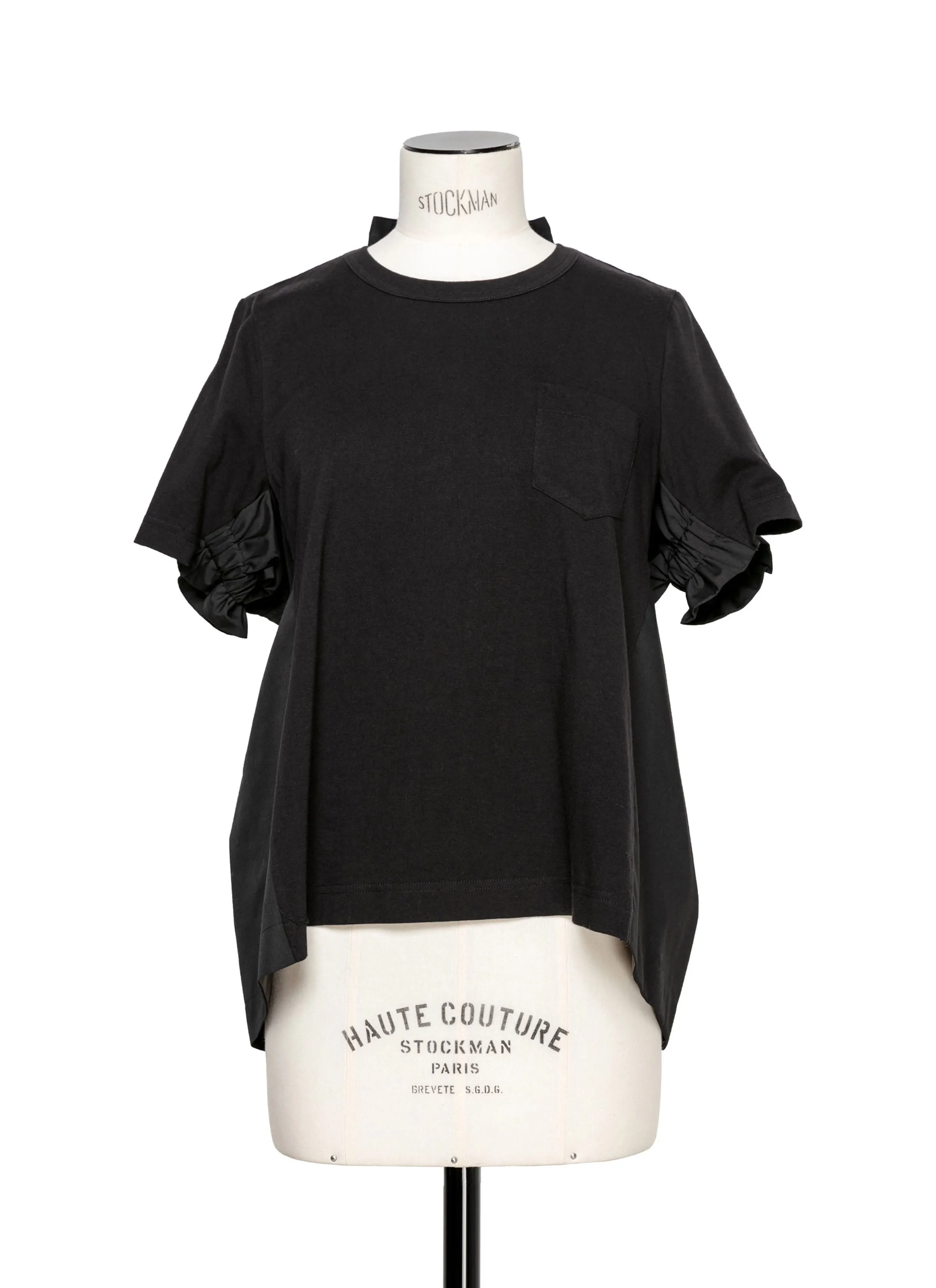 Cotton Poplin x Cotton Jersey T-Shirt sold by Sacai