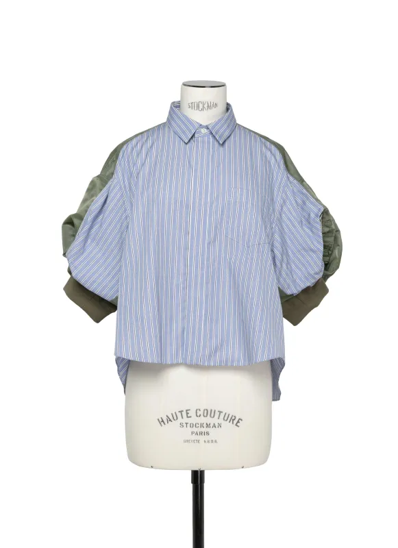 Cotton Poplin x Nylon Twill Shirt made by Sacai
