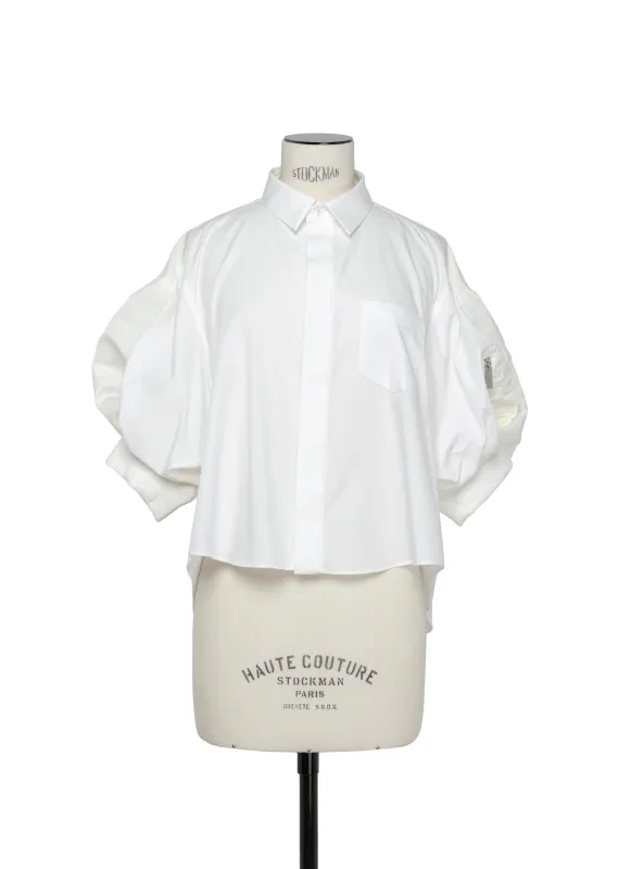 Cotton Poplin x Nylon Twill Shirt made by Sacai