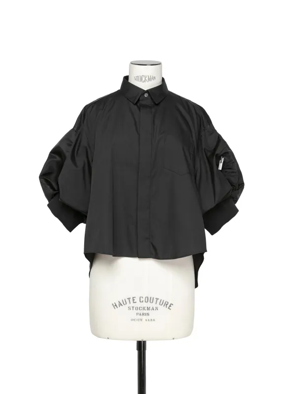 Cotton Poplin x Nylon Twill Shirt made by Sacai