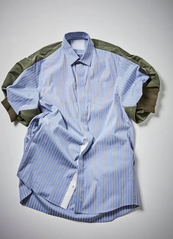 Cotton Poplin x Nylon Twill Dress sold by Sacai