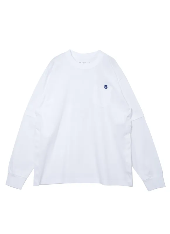 s Cotton Jersey L/S T-Shirt made by Sacai