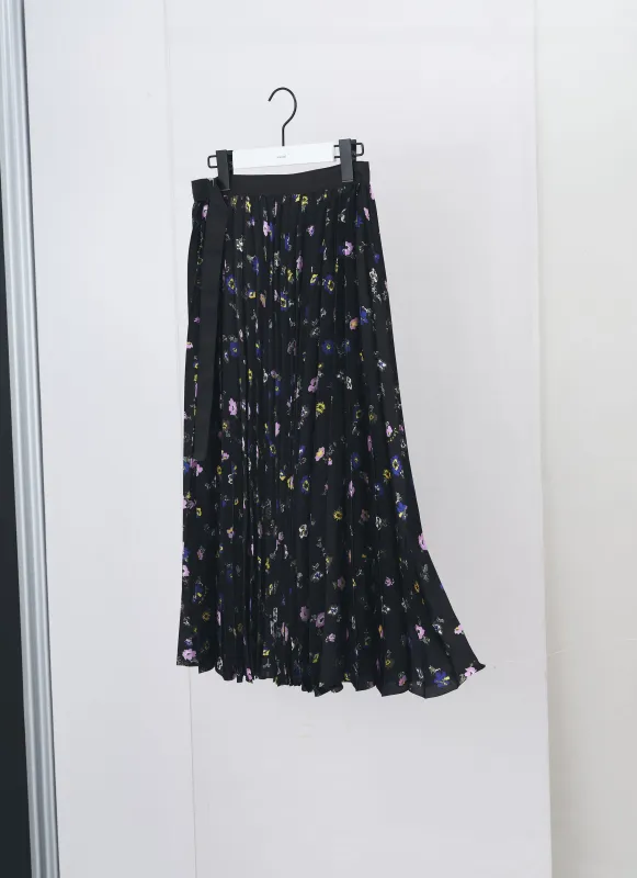Floral Print Skirt made by Sacai