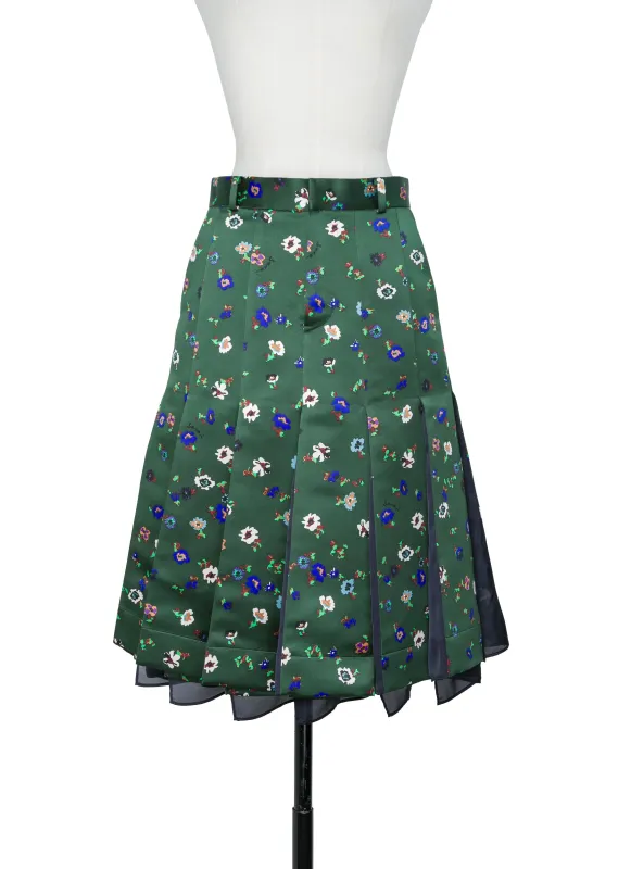 Floral Print Skirt made by Sacai