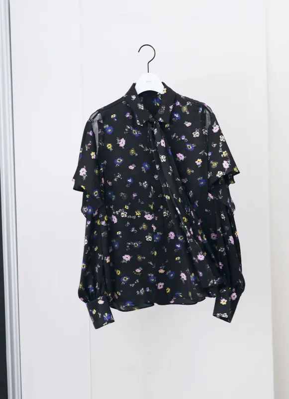 Floral Print Blouse made by Sacai