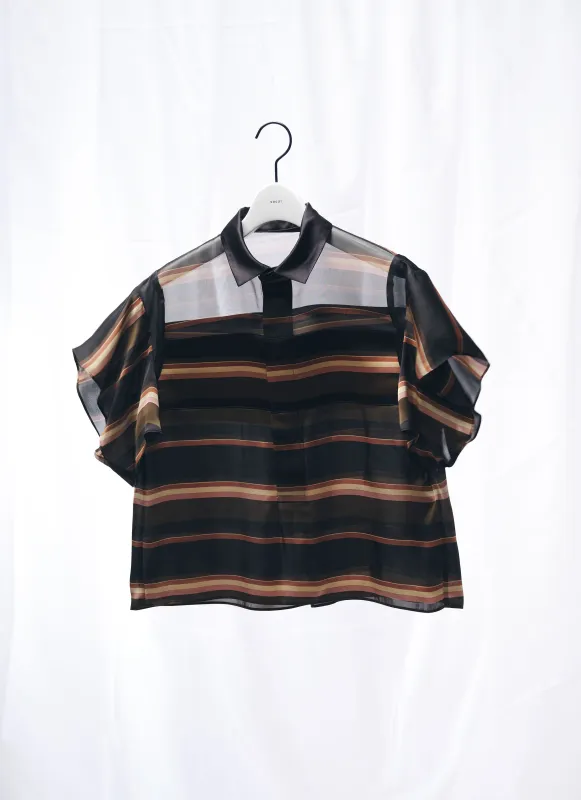 Horizontal Stripe Pullover made by Sacai