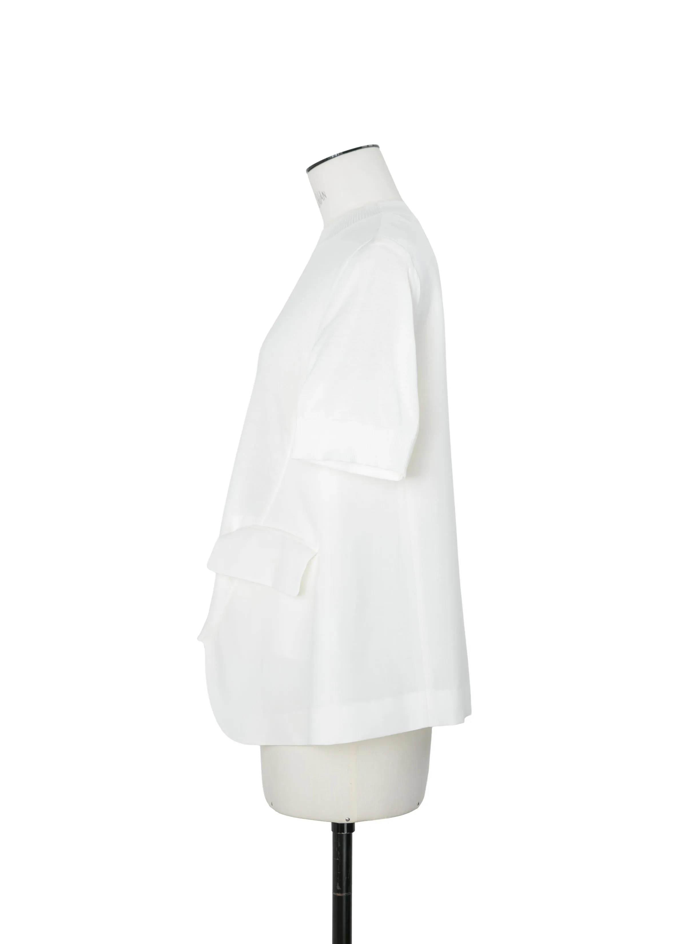 Wool Suiting x Cotton Knit Pullover sold by Sacai product image thumbnail 2