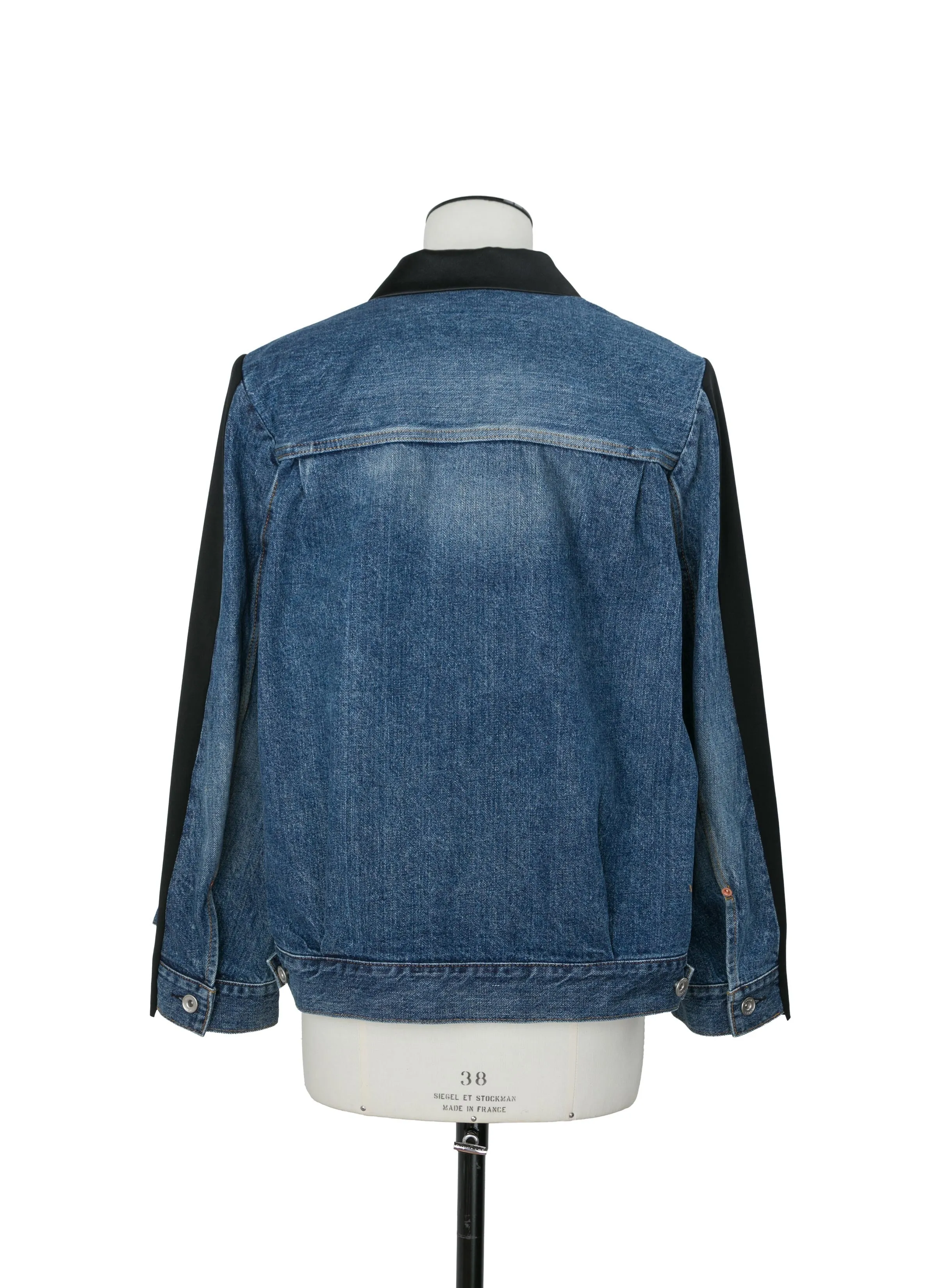 Wool Suiting x Denim Jacket sold by Sacai product image thumbnail 4