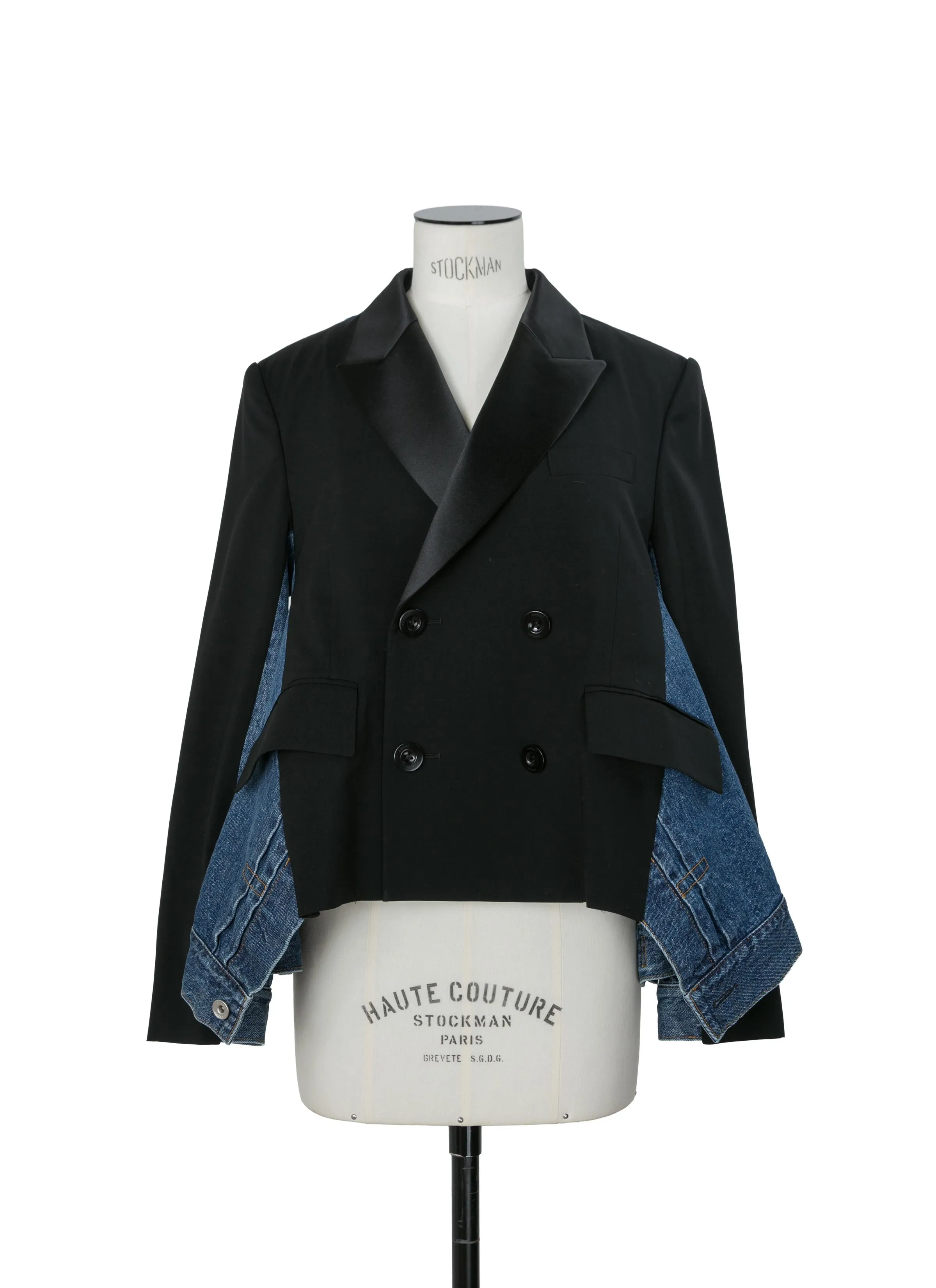 Wool Suiting x Denim Jacket sold by Sacai product image thumbnail 2