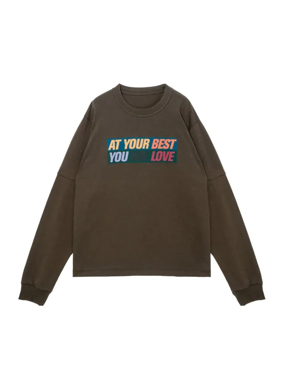 Print L/S T-Shirt made by Sacai