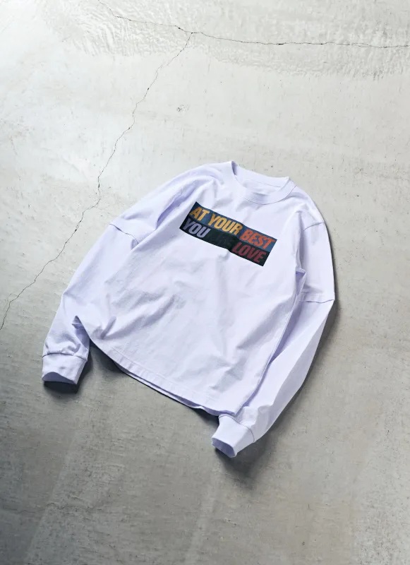 Print L/S T-Shirt made by Sacai