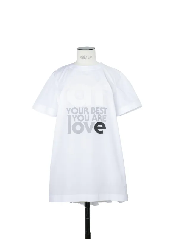 Print Poplin Dress made by Sacai