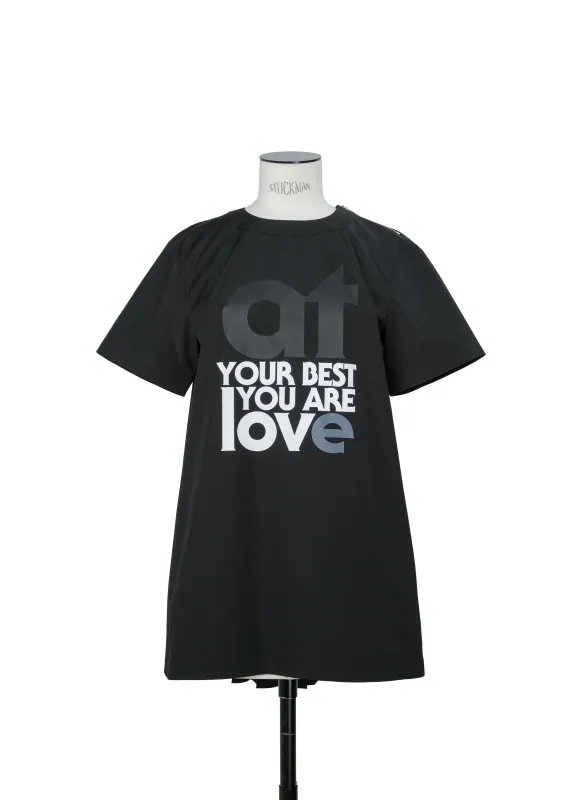 Print Poplin Dress made by Sacai