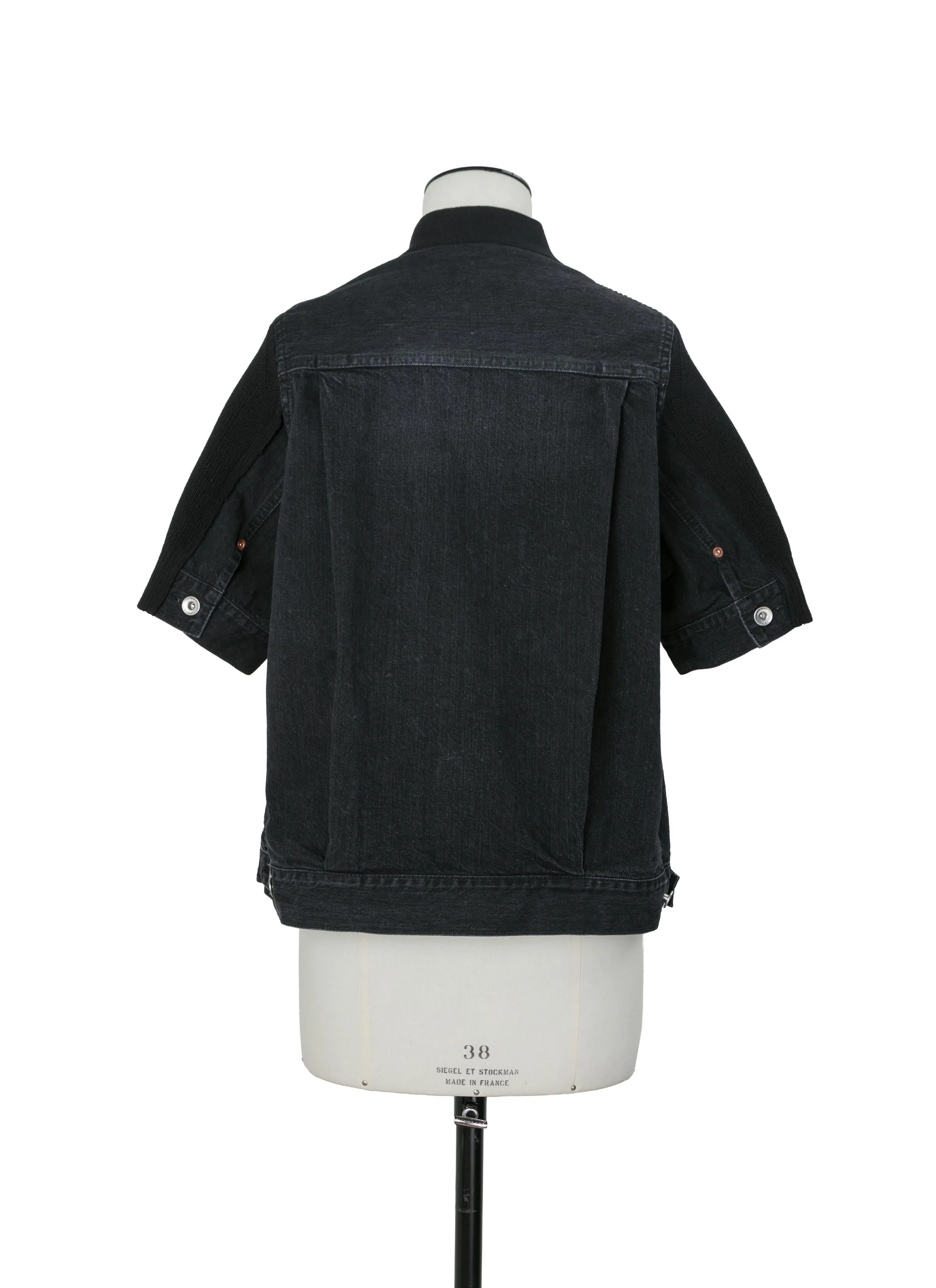 Denim x Knit Cardigan sold by Sacai product image thumbnail 3