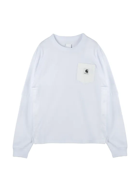 Carhartt WIP Cotton Jersey L/S T-Shirt made by Sacai