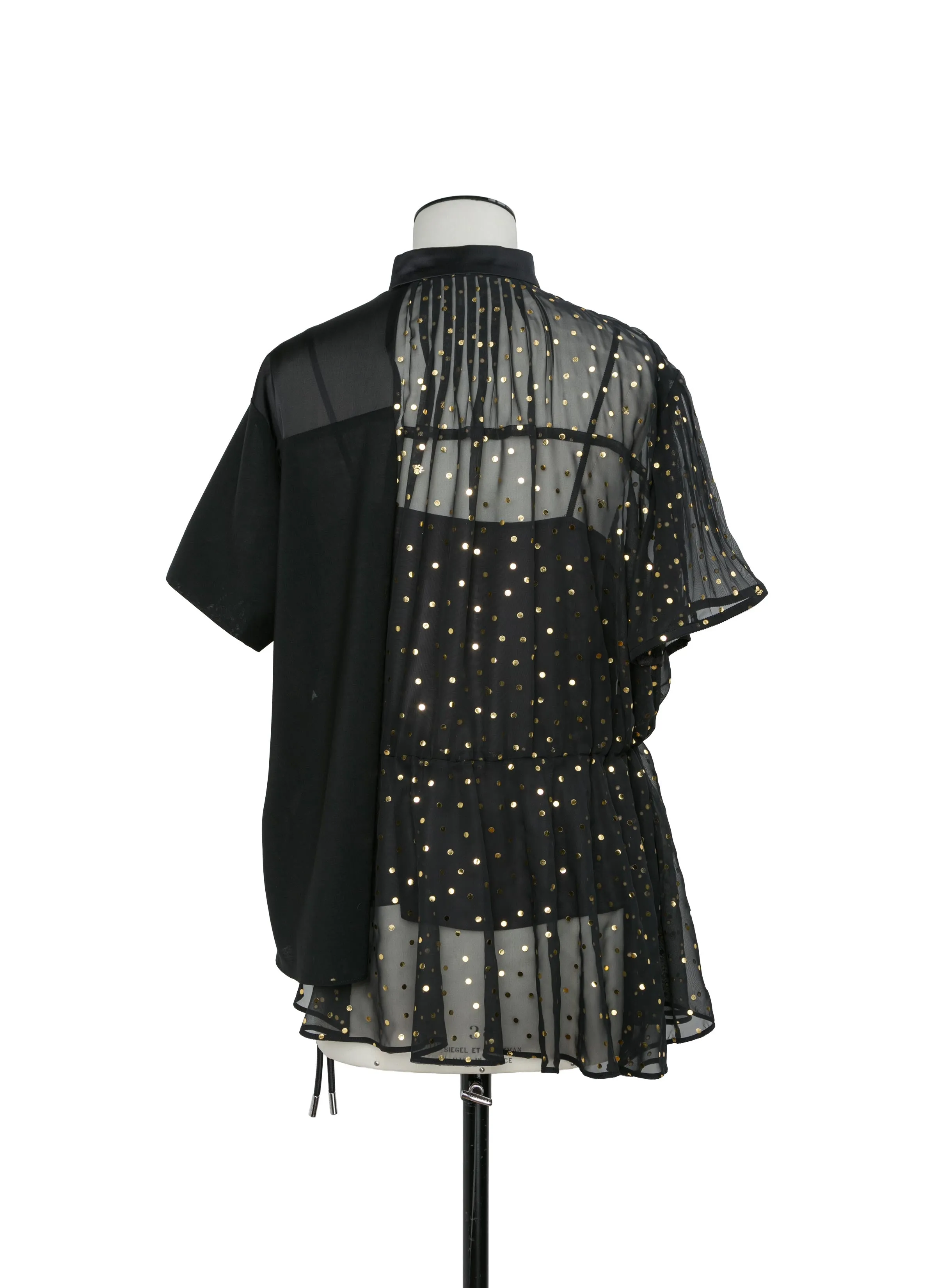 Wool Suiting x Polka Dot Blouse sold by Sacai product image thumbnail 3