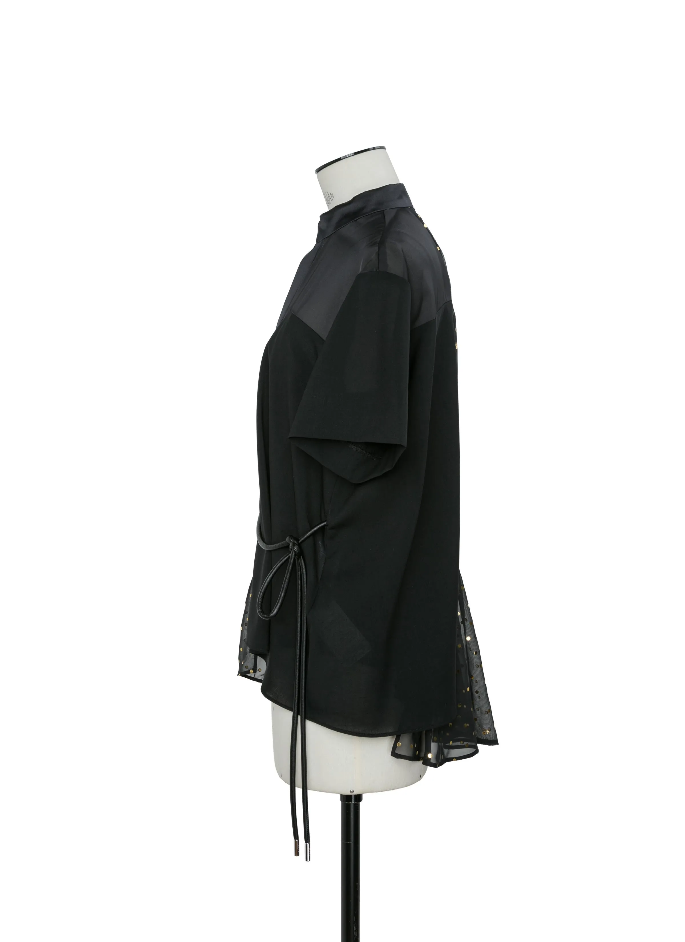 Wool Suiting x Polka Dot Blouse sold by Sacai product image thumbnail 2