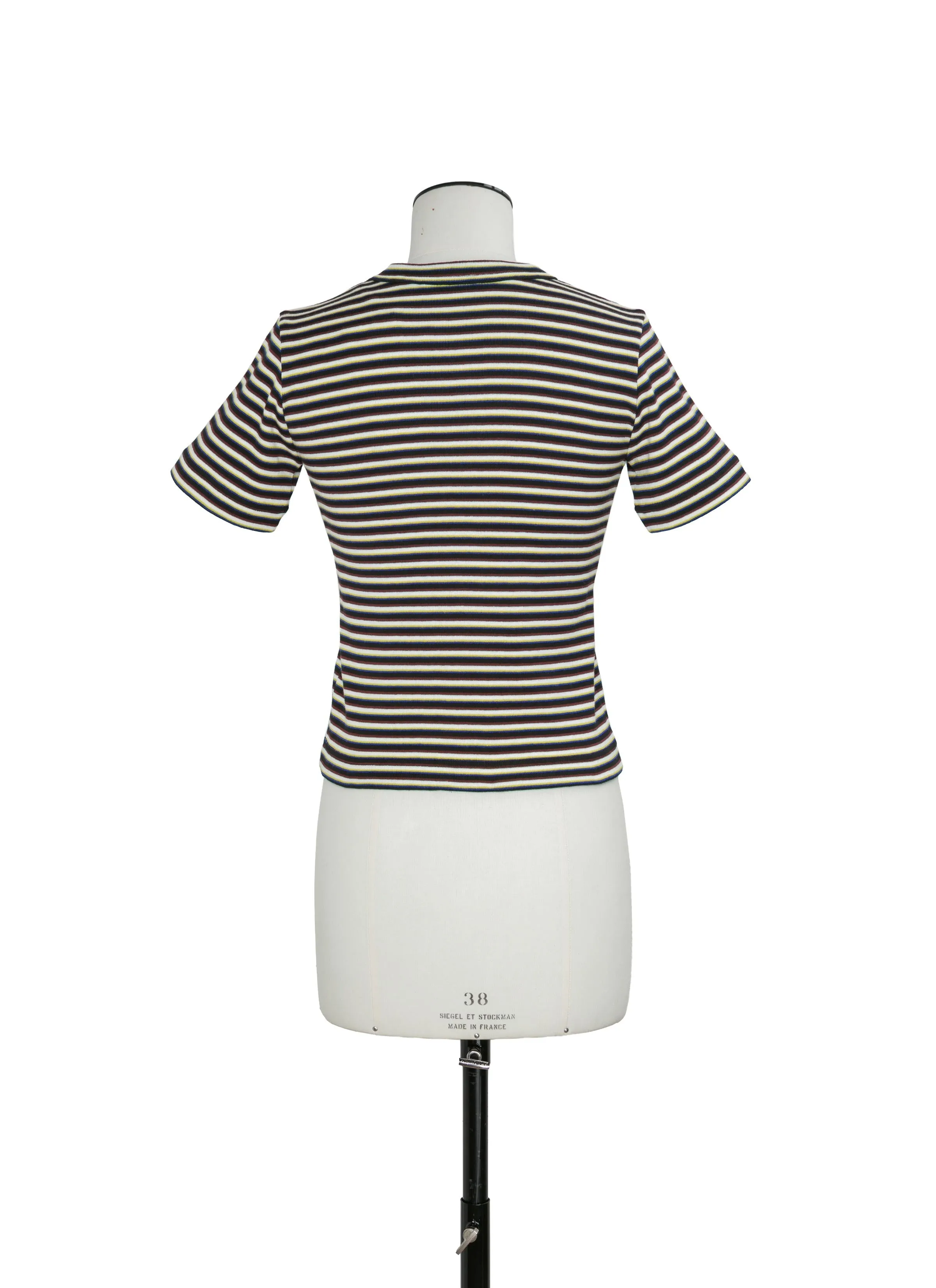 Stripe Cotton Rib T-Shirt sold by Sacai product image thumbnail 3
