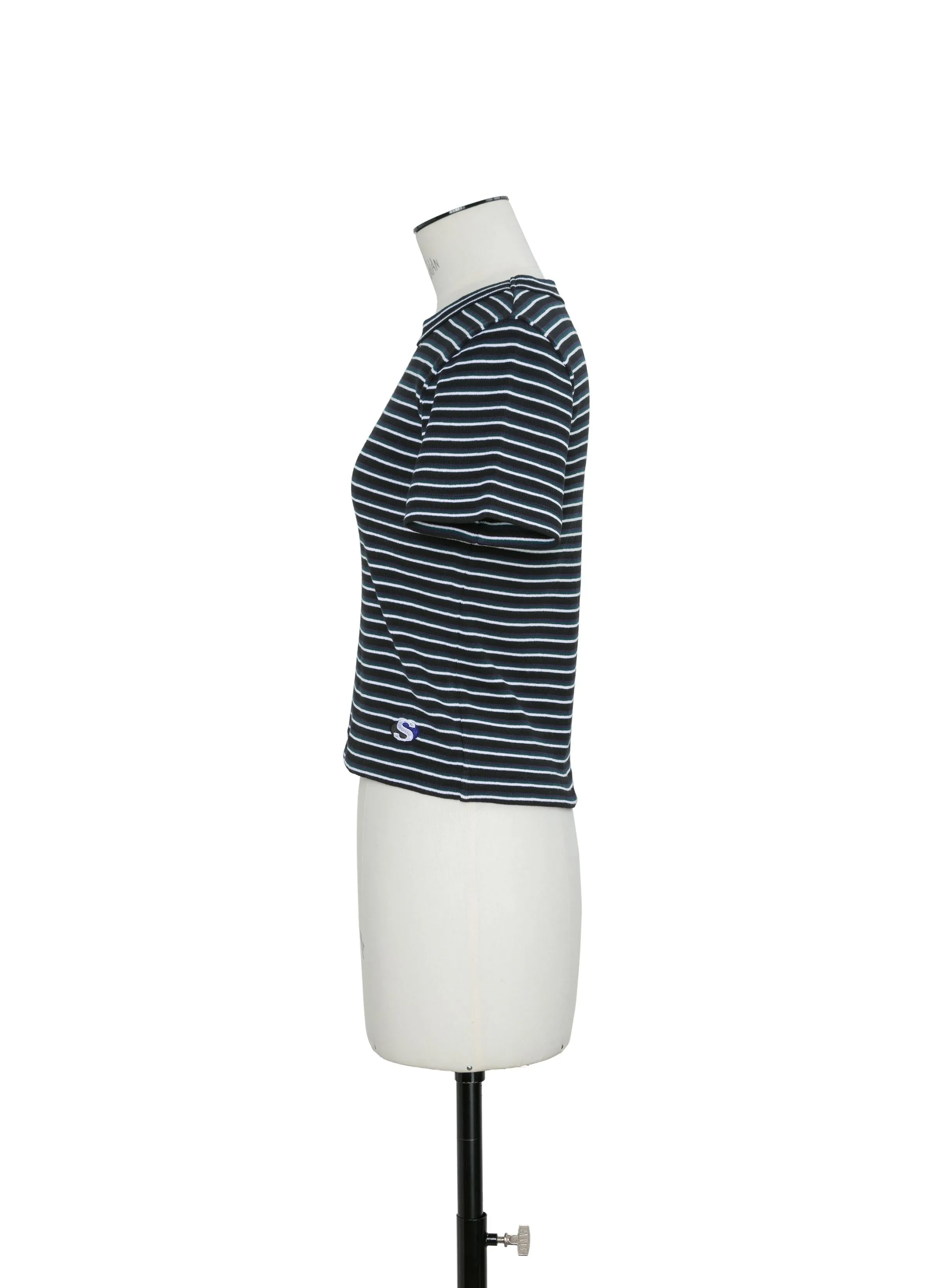 Stripe Cotton Rib T-Shirt sold by Sacai product image thumbnail 2