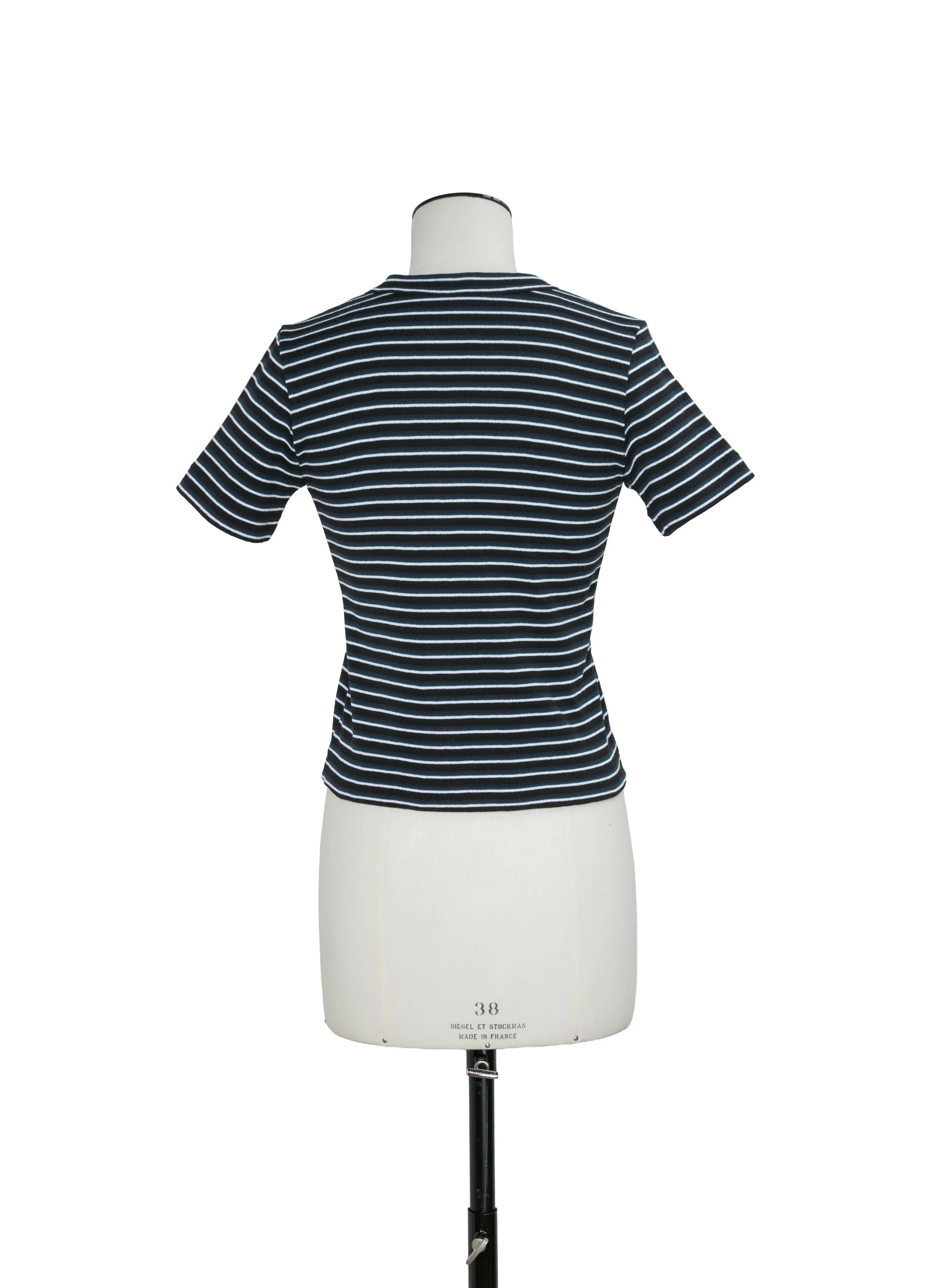 Stripe Cotton Rib T-Shirt sold by Sacai product image thumbnail 3