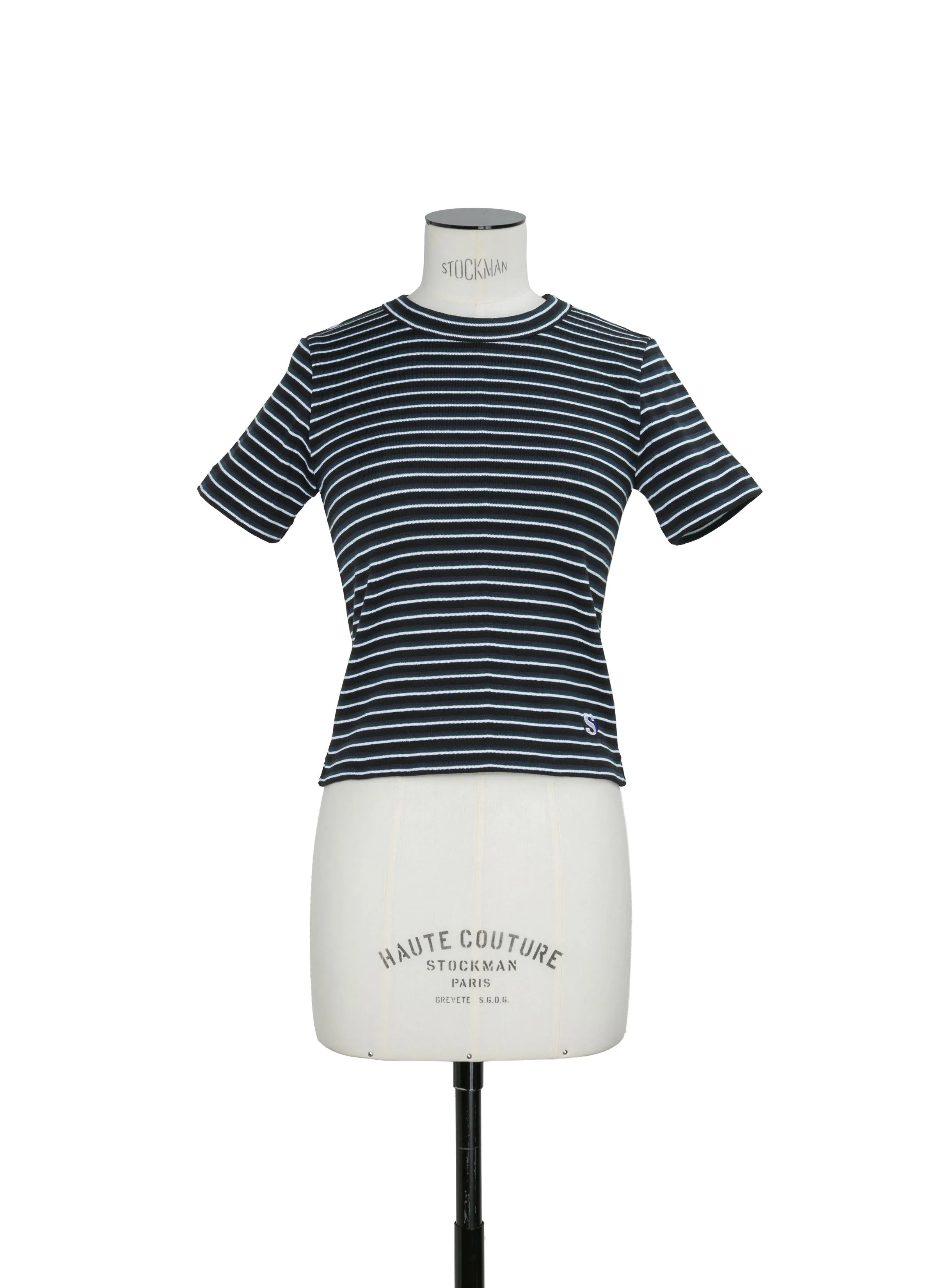 Stripe Cotton Rib T-Shirt sold by Sacai