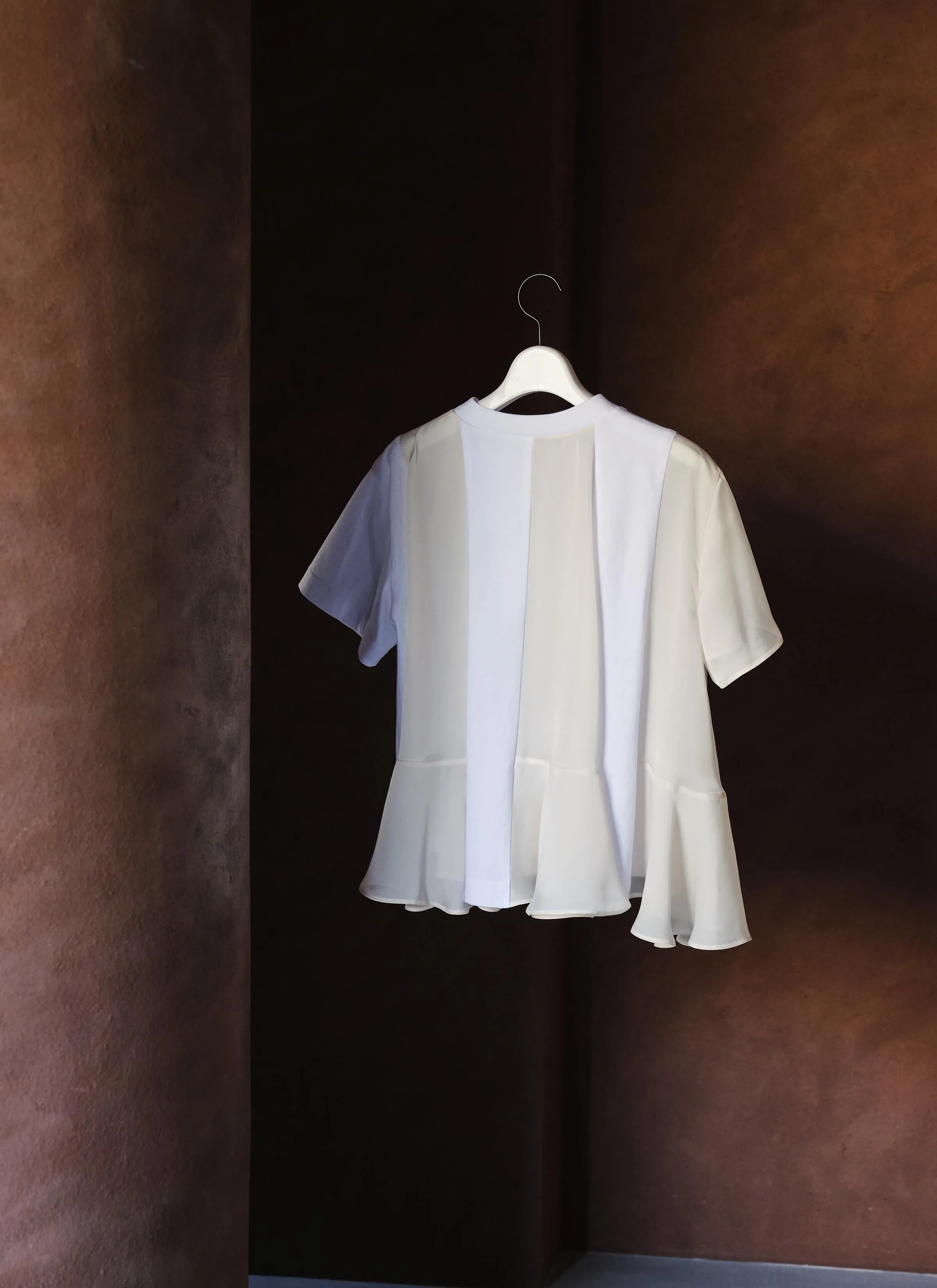 Satin x Cotton Jersey T-Shirt sold by Sacai product image thumbnail 5