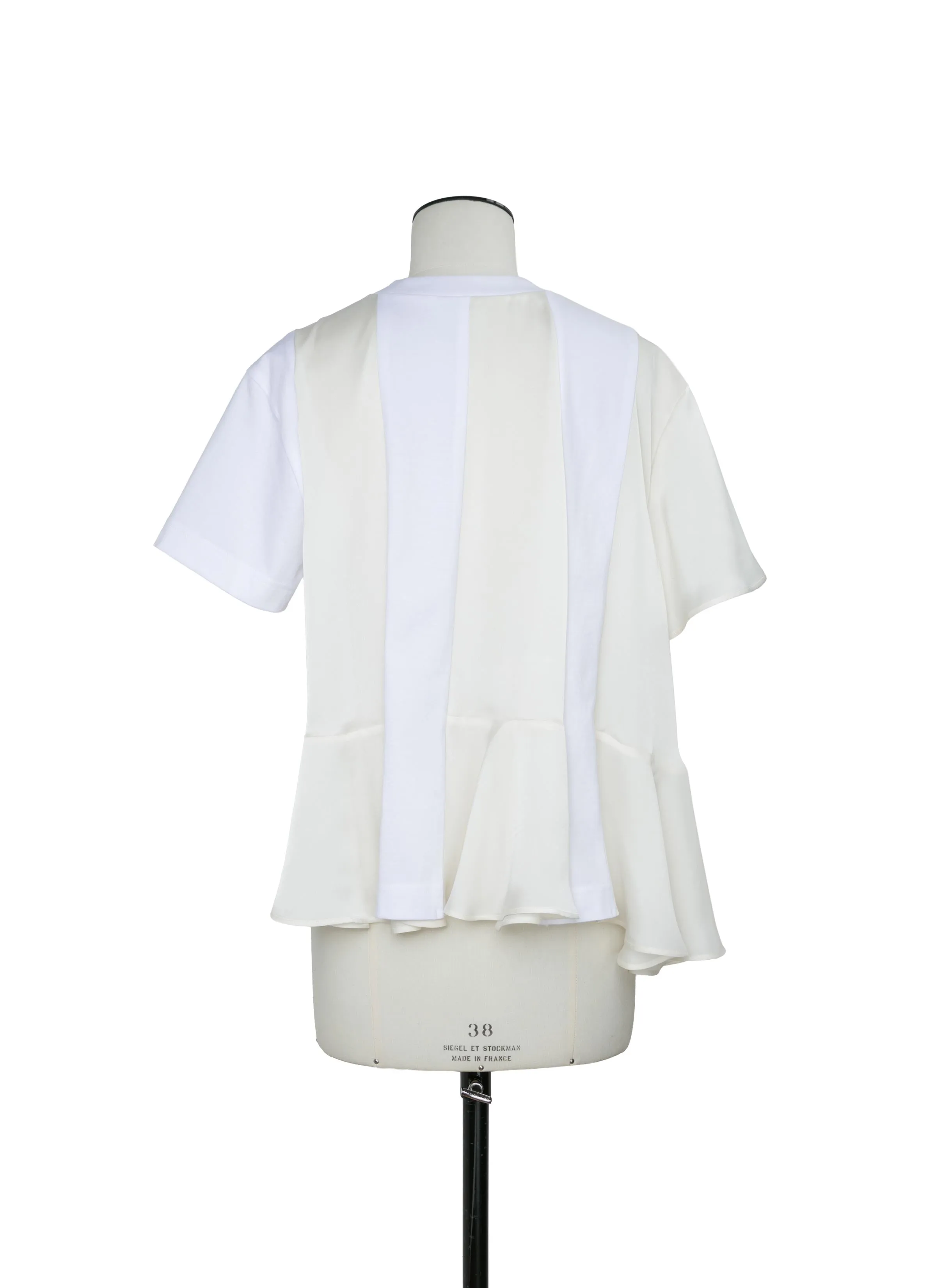 Satin x Cotton Jersey T-Shirt sold by Sacai product image thumbnail 4