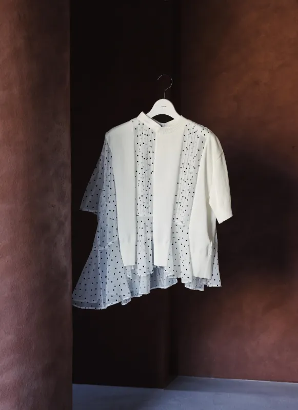 Polka Dot Pullover made by Sacai