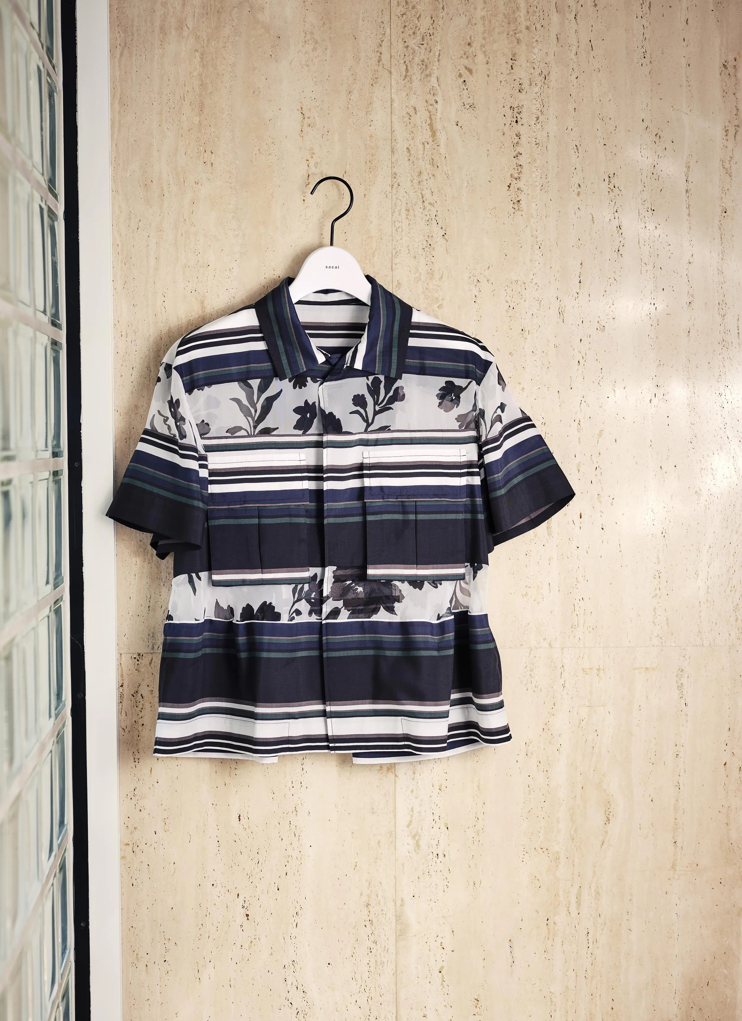 Pattern Mix Shirt sold by Sacai