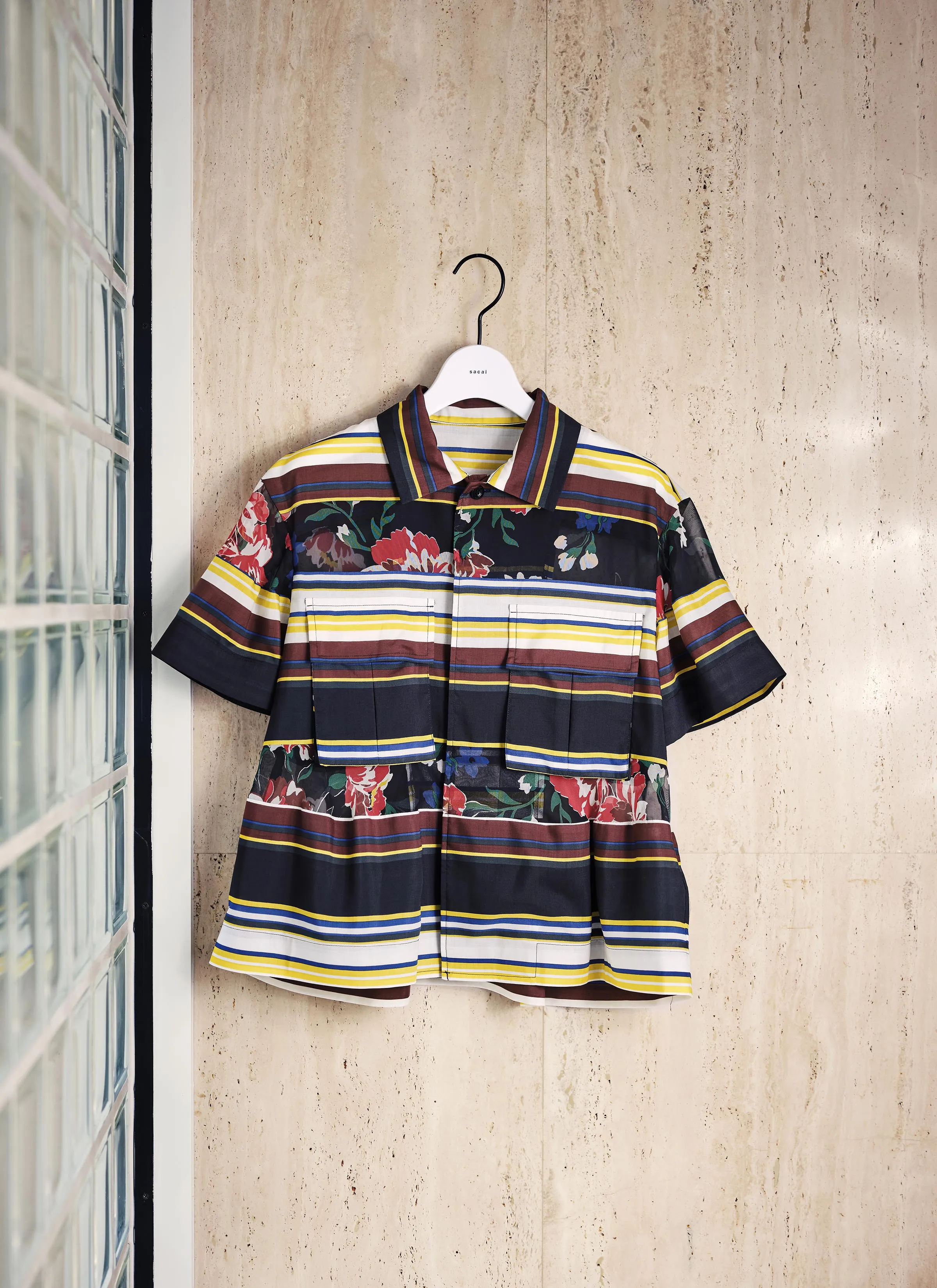 Pattern Mix Shirt sold by Sacai product image thumbnail 4