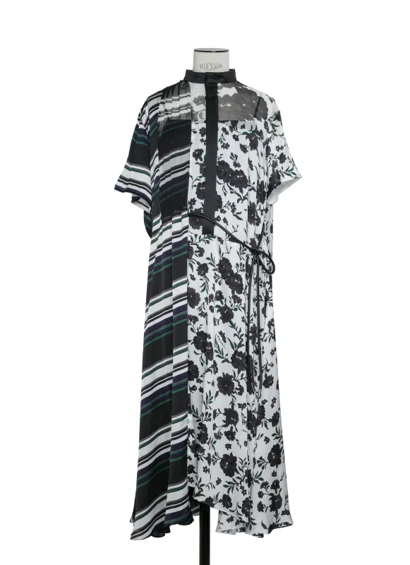 Pattern Mix Dress made by Sacai