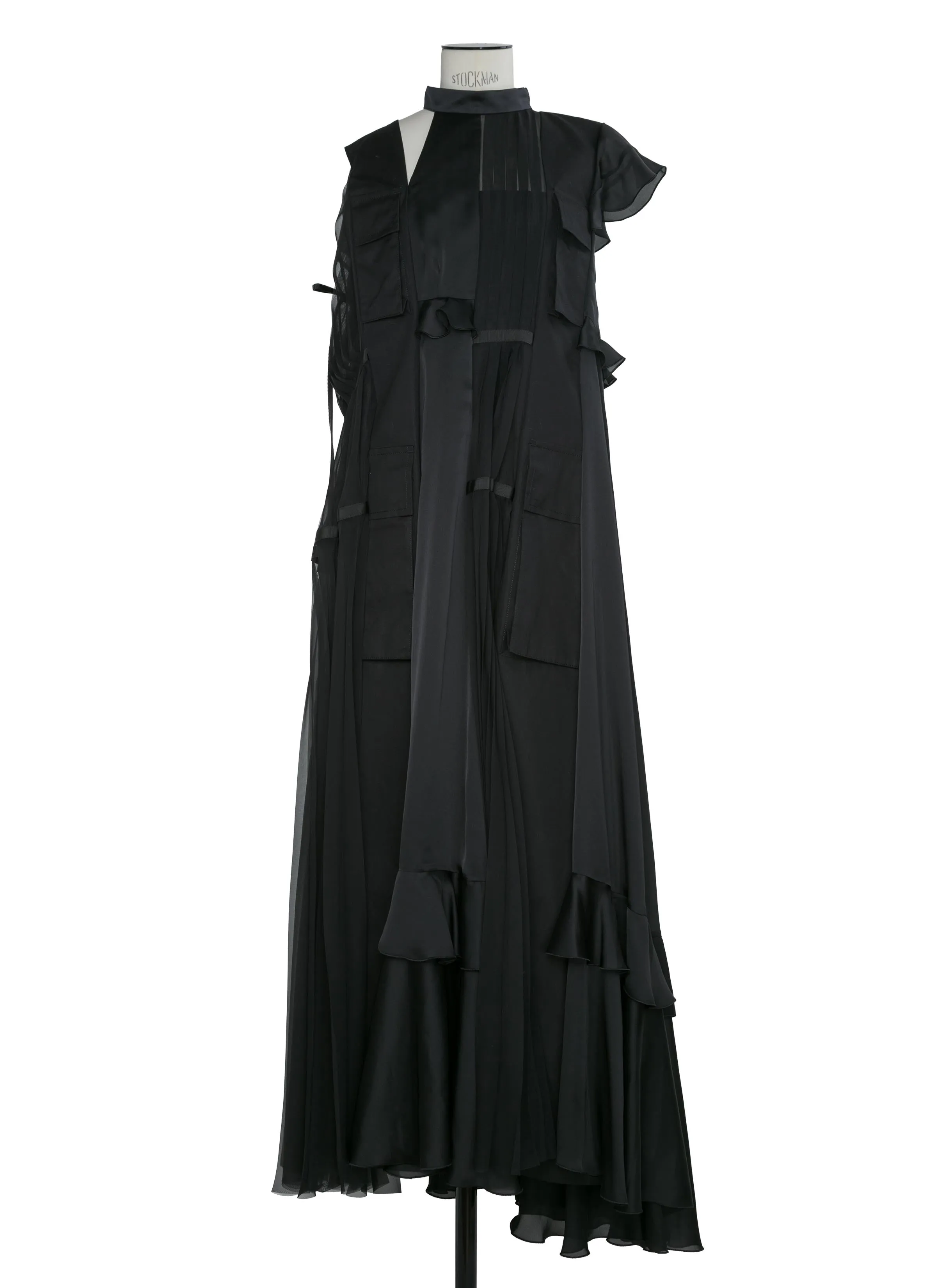 Fabric Mix Dress sold by Sacai