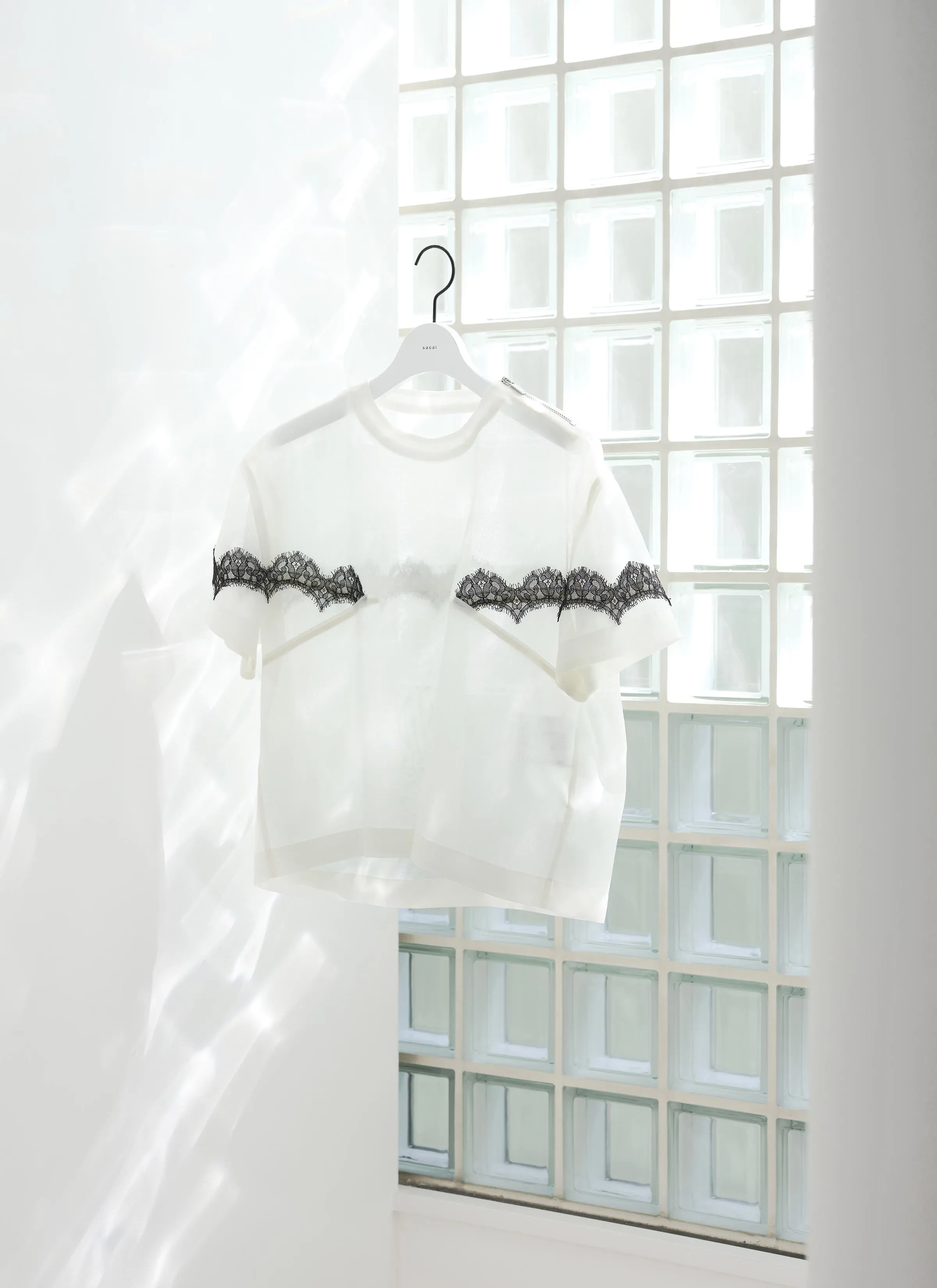 Wool Organza Pullover sold by Sacai product image thumbnail 4