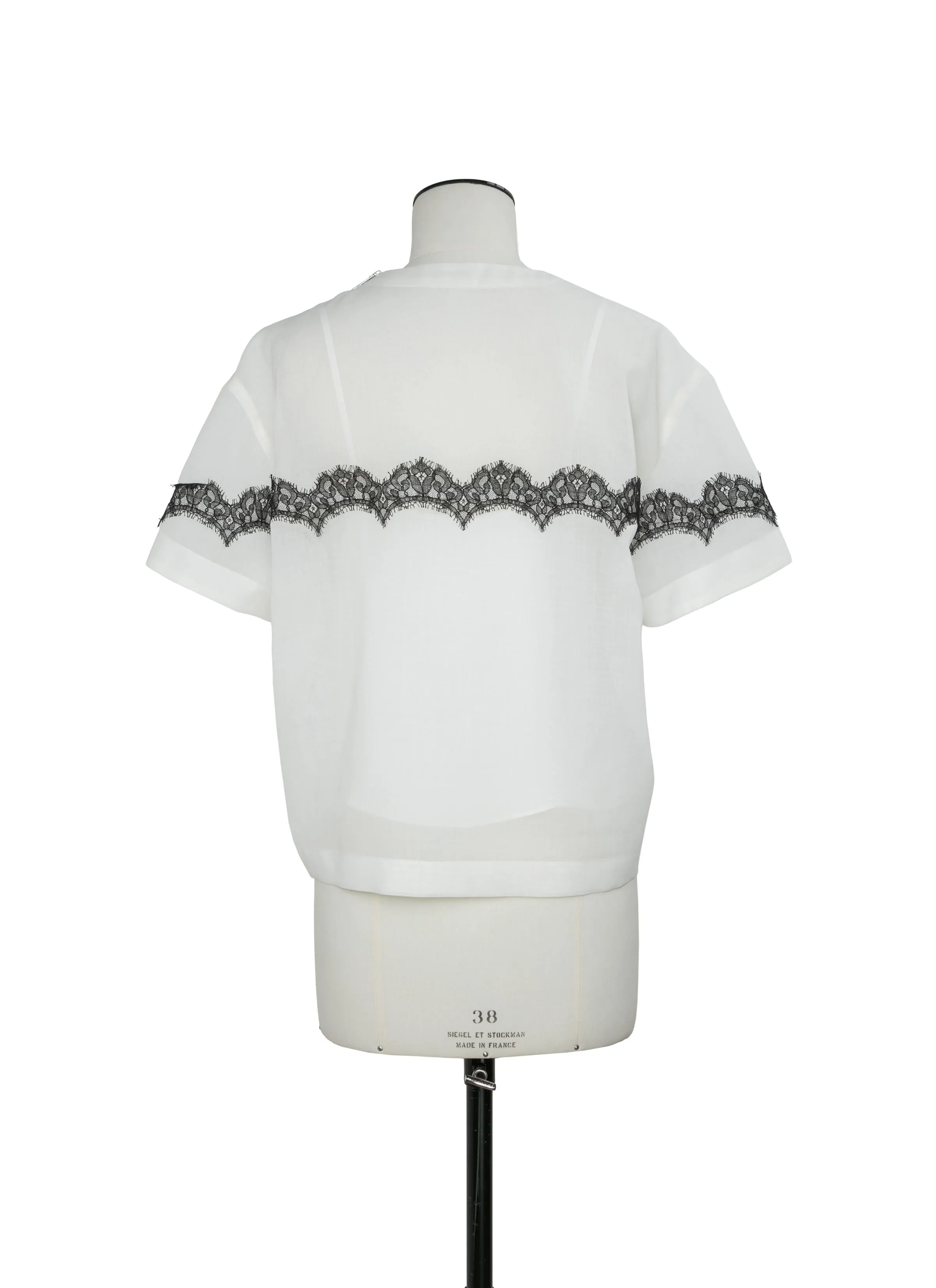 Wool Organza Pullover sold by Sacai product image thumbnail 3