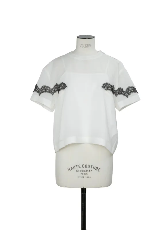 Wool Organza Pullover made by Sacai