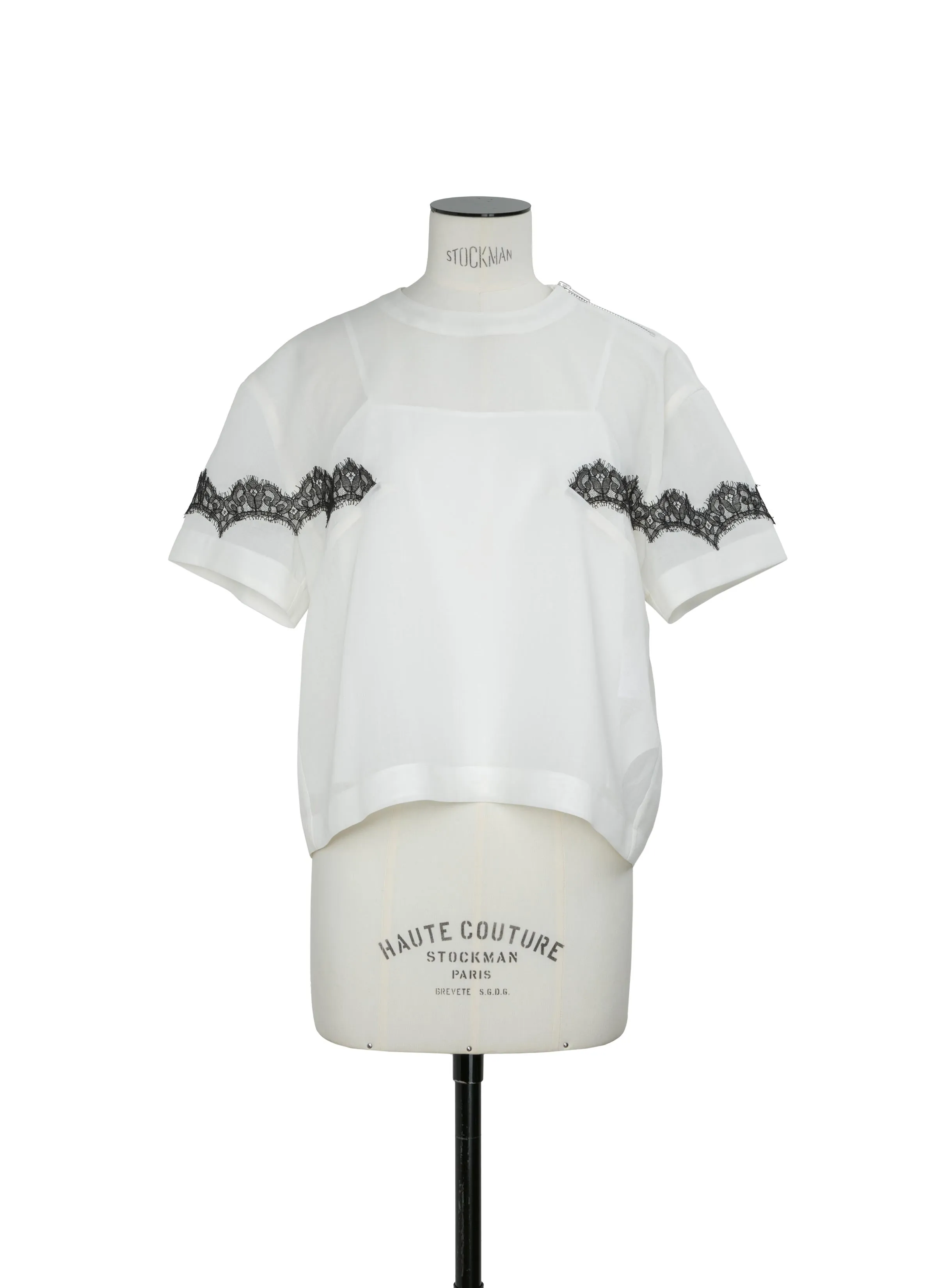 Wool Organza Pullover sold by Sacai