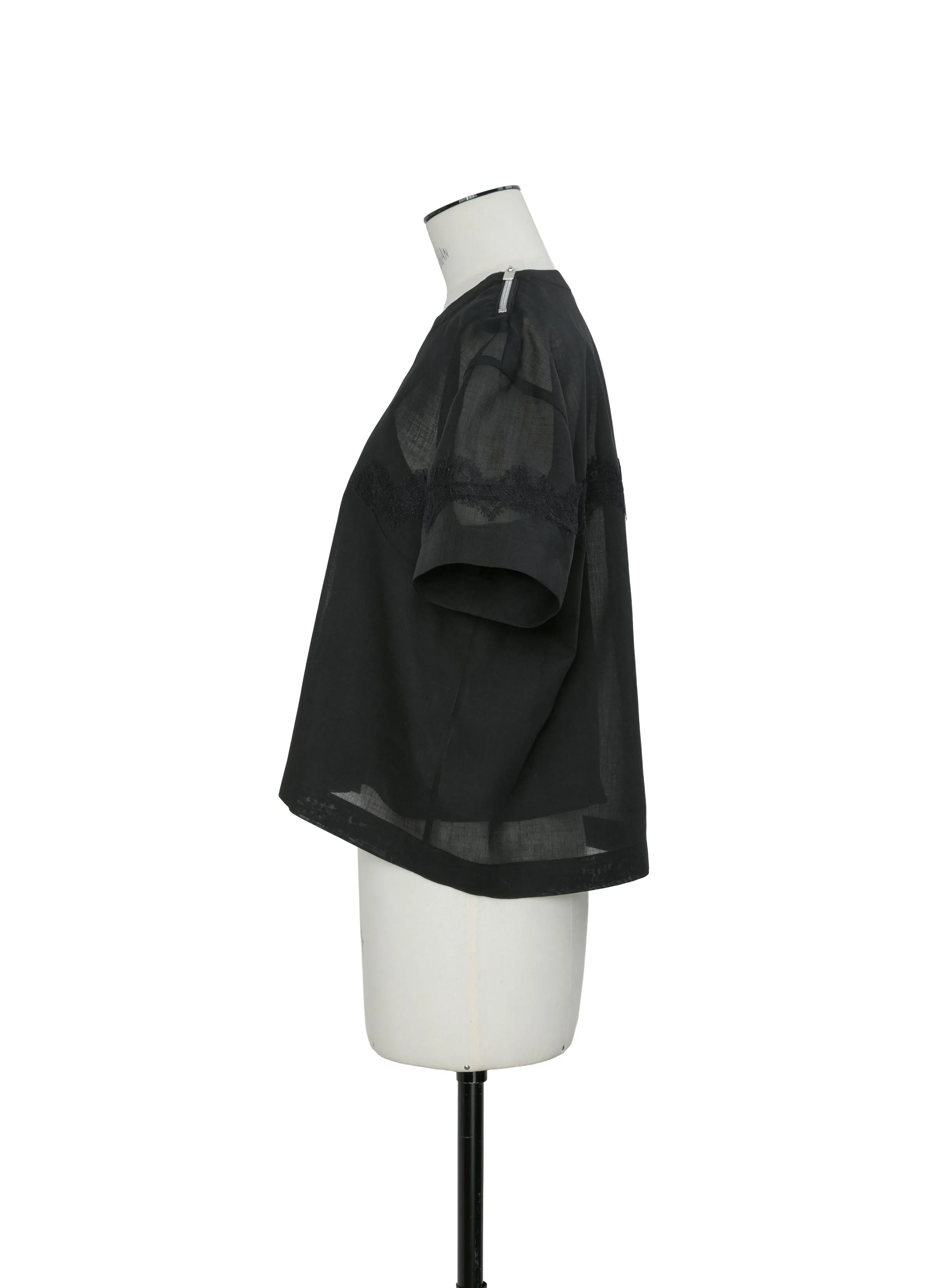 Wool Organza Pullover sold by Sacai product image thumbnail 3