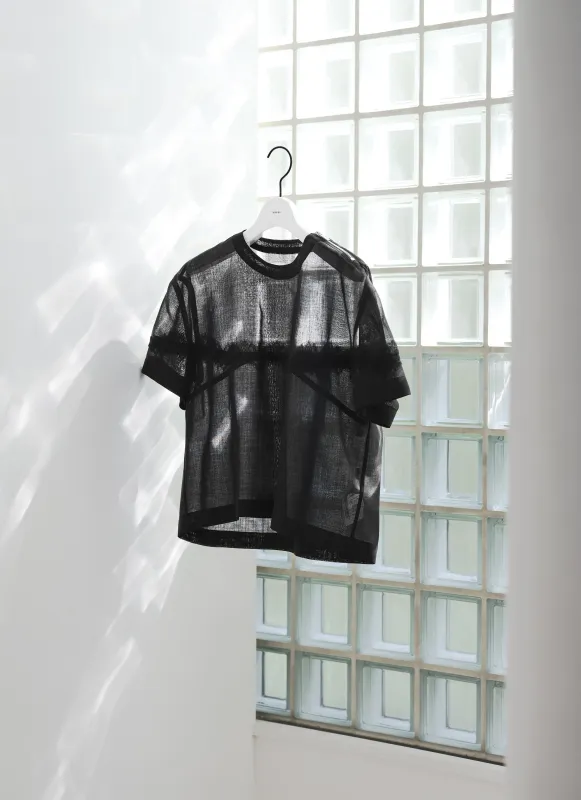 Wool Organza Pullover made by Sacai