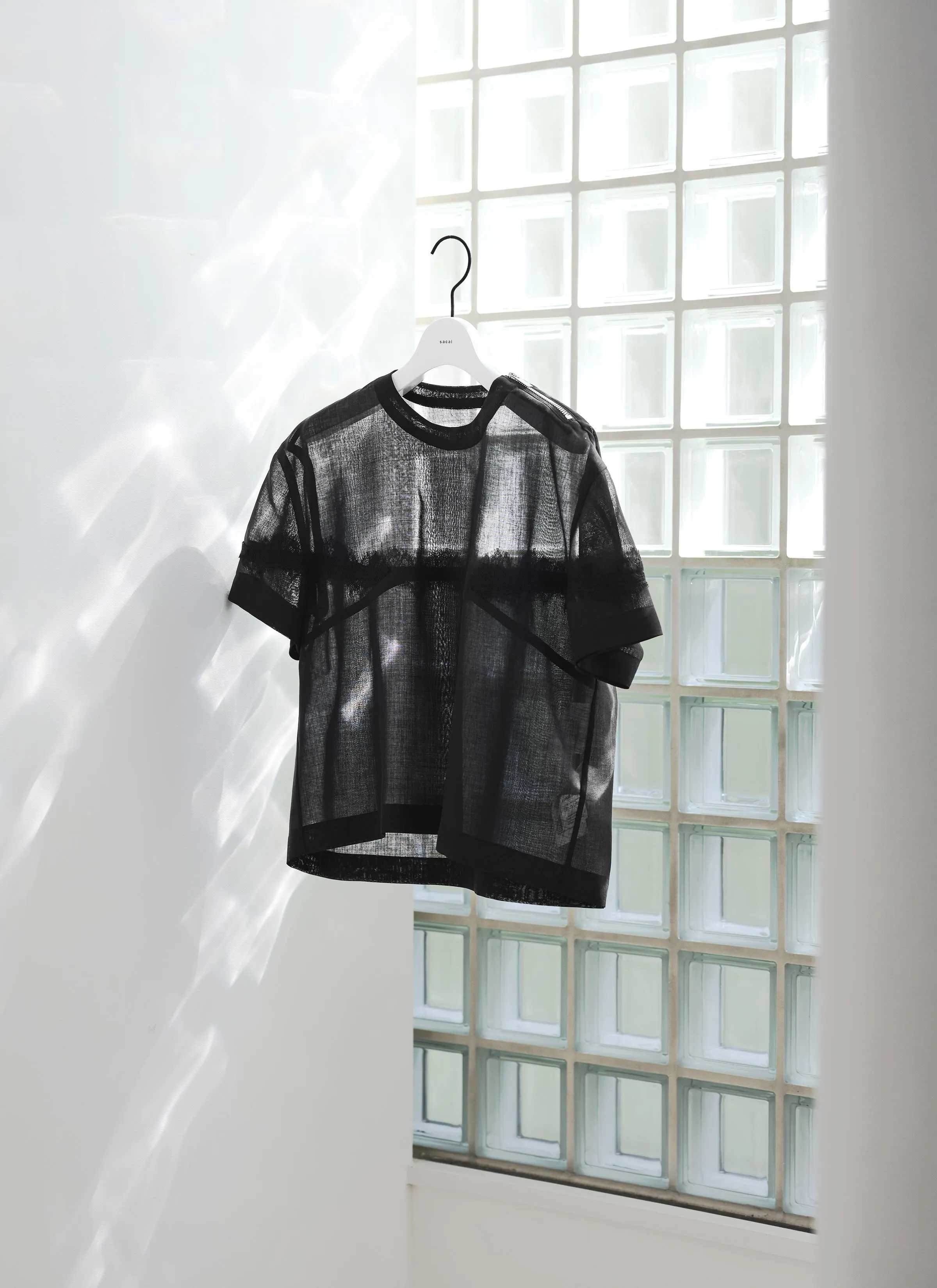 Wool Organza Pullover sold by Sacai