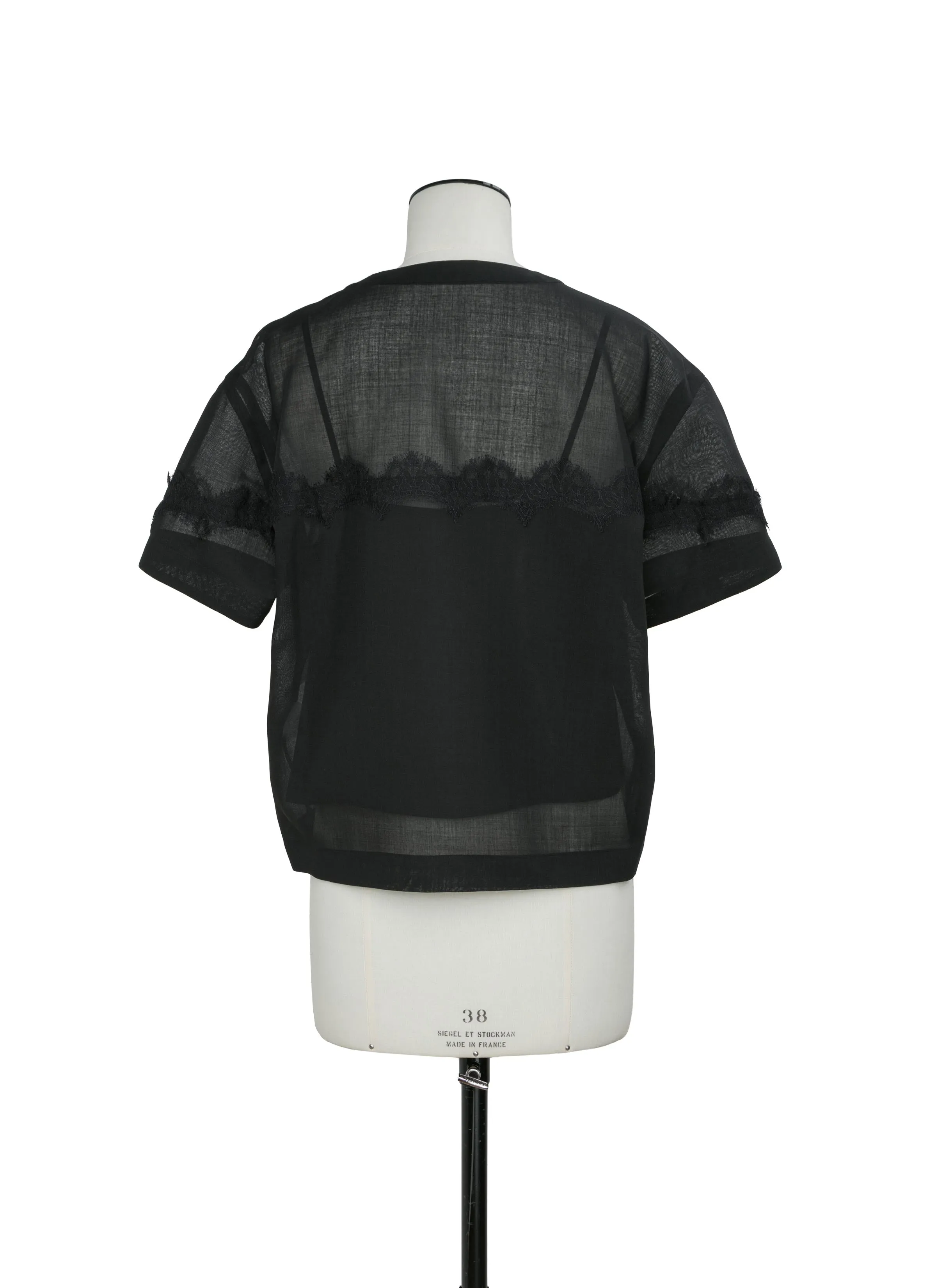 Wool Organza Pullover sold by Sacai product image thumbnail 4
