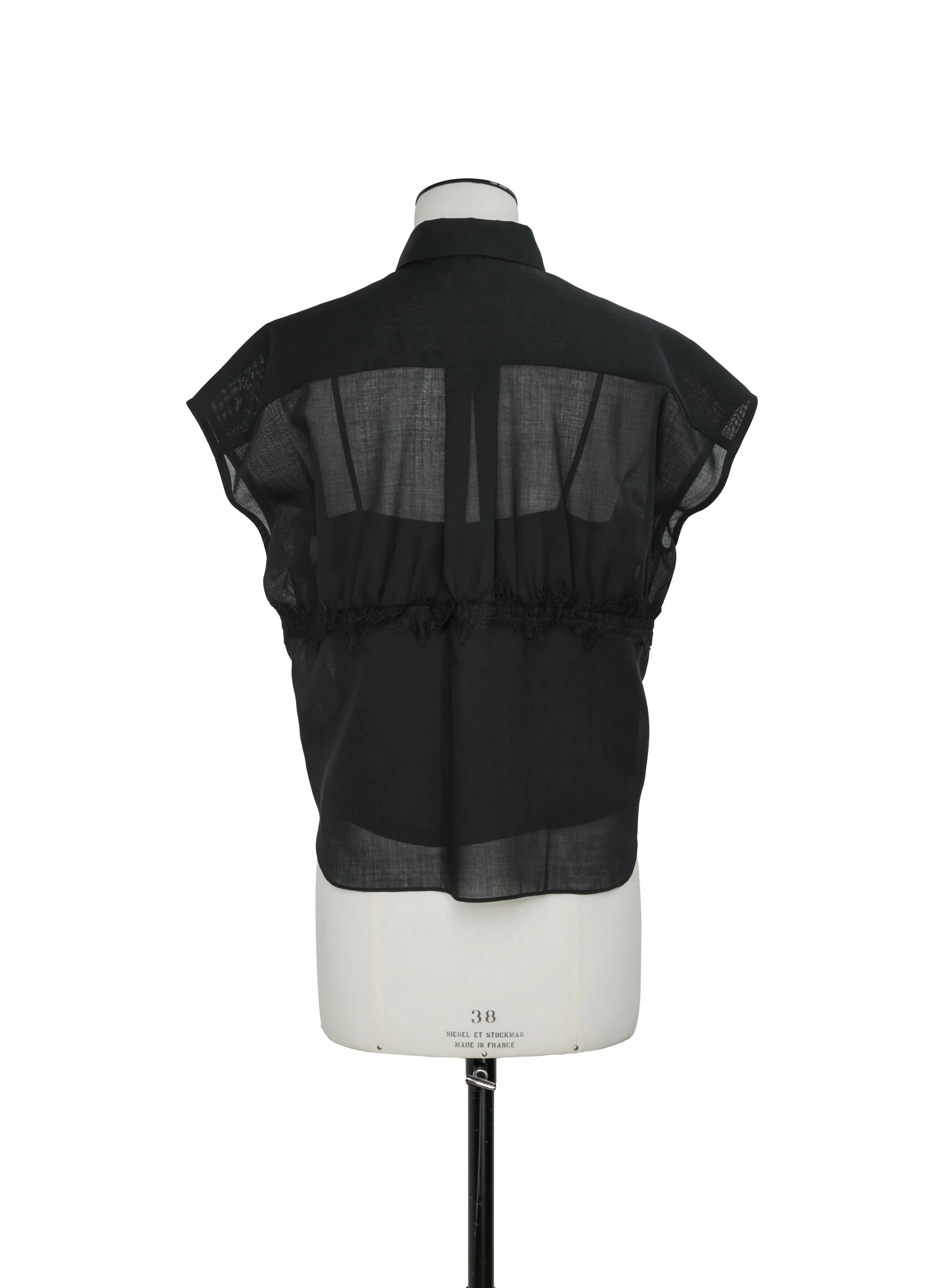 Wool Organza Shirt sold by Sacai product image thumbnail 3