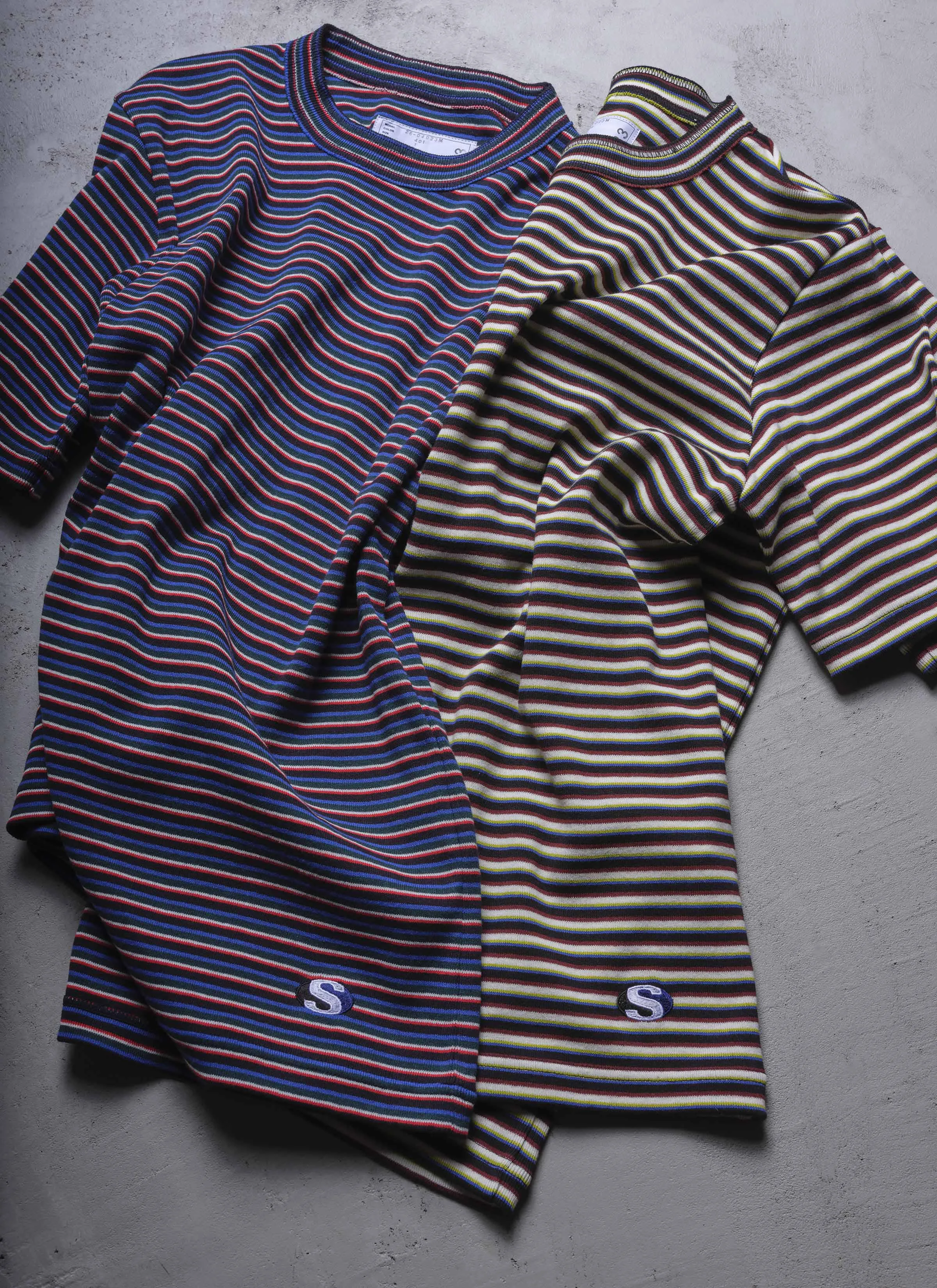 Stripe Cotton Rib T-Shirt sold by Sacai product image thumbnail 4