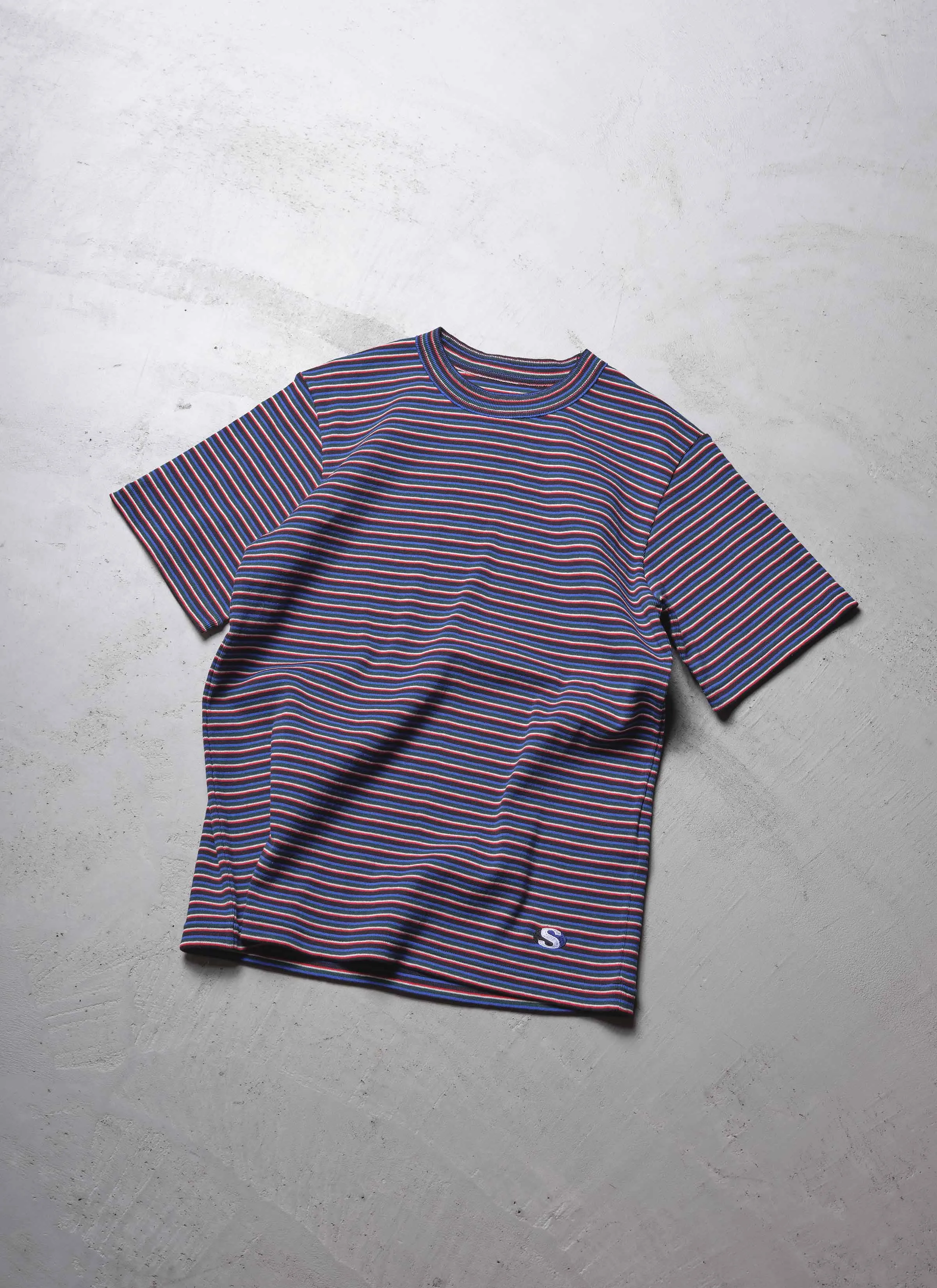 Stripe Cotton Rib T-Shirt sold by Sacai