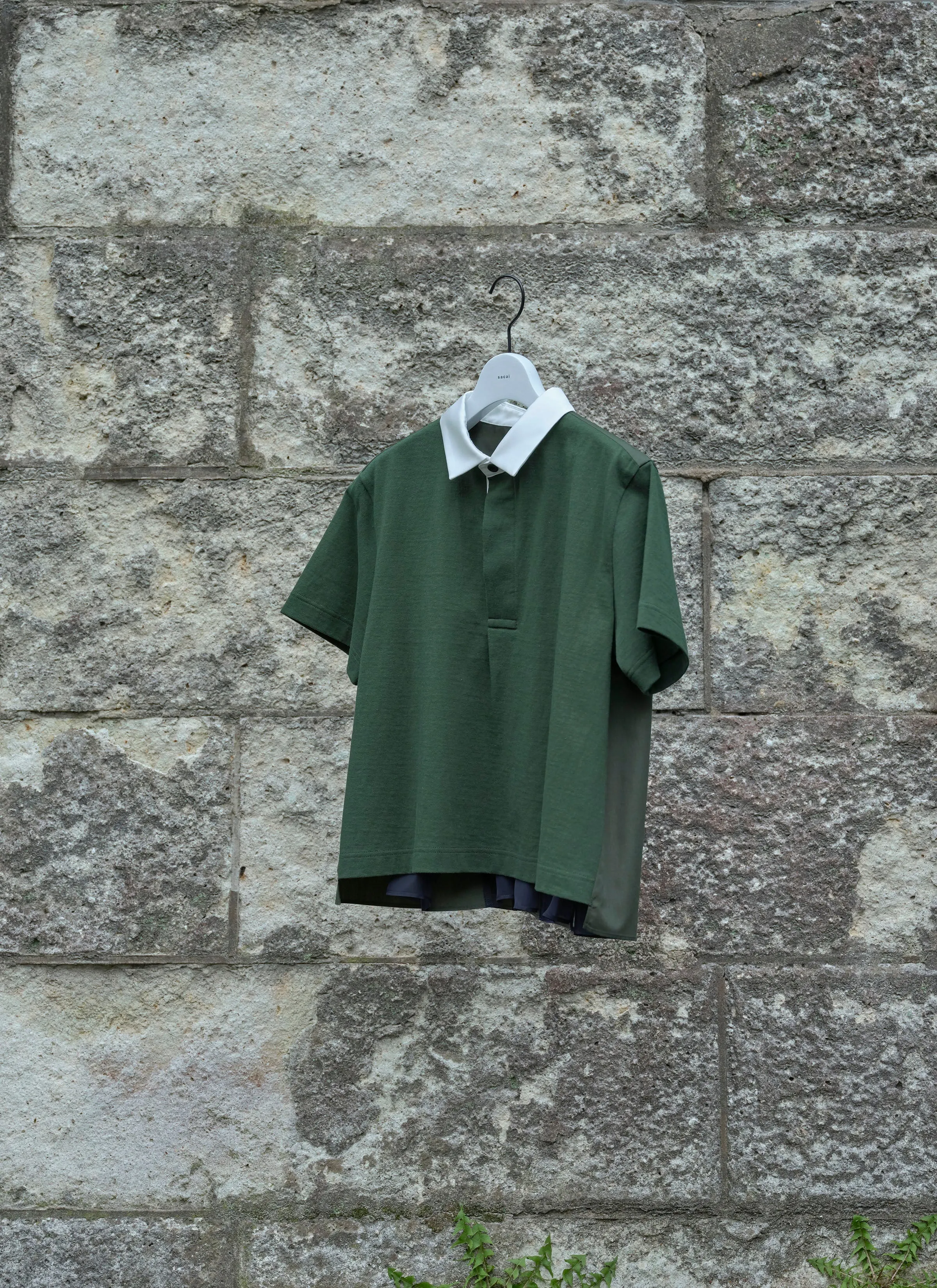 Poplin Polo Shirt sold by Sacai product image thumbnail 5