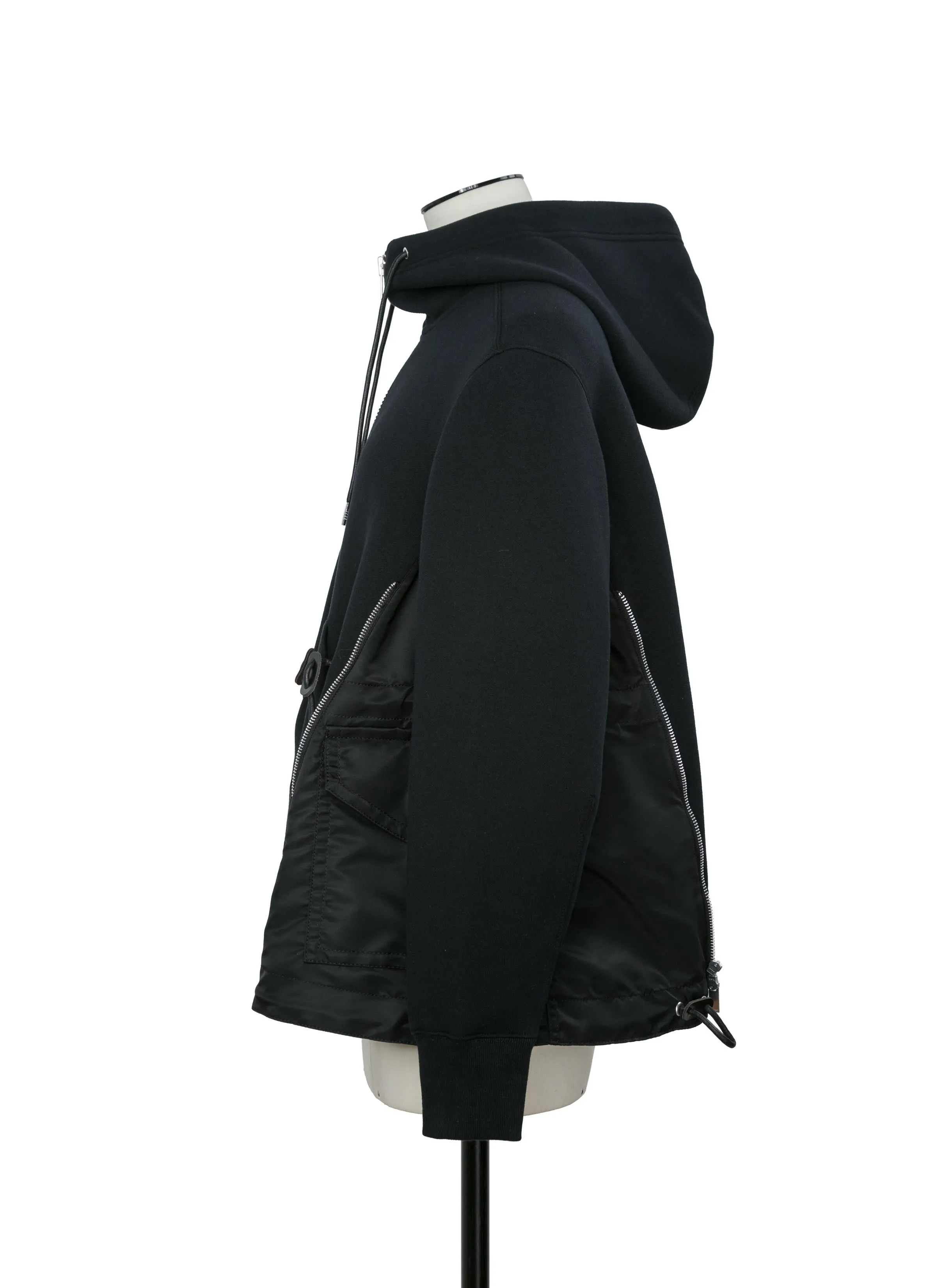 Sponge Sweat x Nylon Twill Hoodie sold by Sacai product image thumbnail 2