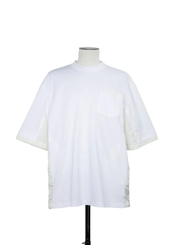 Nylon Twill x Cotton Jersey T-Shirt made by Sacai