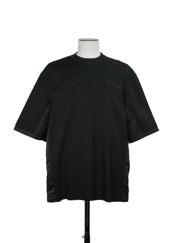 Nylon Twill x Cotton Jersey T-Shirt made by Sacai